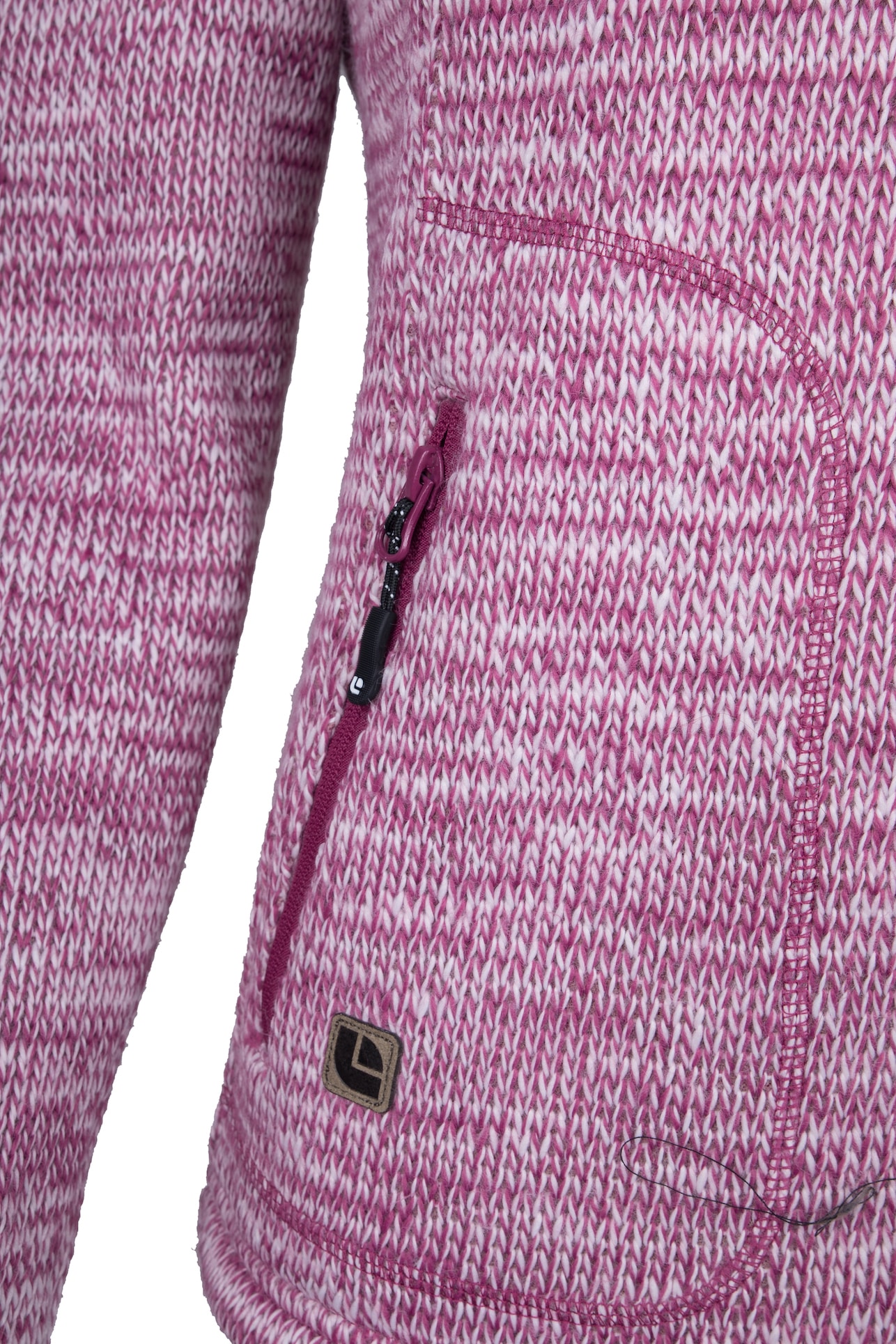 DEPROC Active Strickfleecejacke »WILLMORE MELANGE WOMEN«, in edler Optik