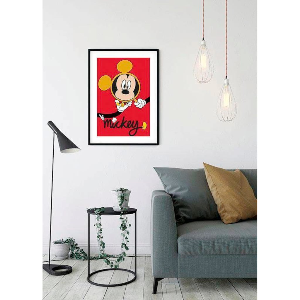 Komar Poster »Mickey Mouse Magnifying Glass«, Disney, (1 St.)