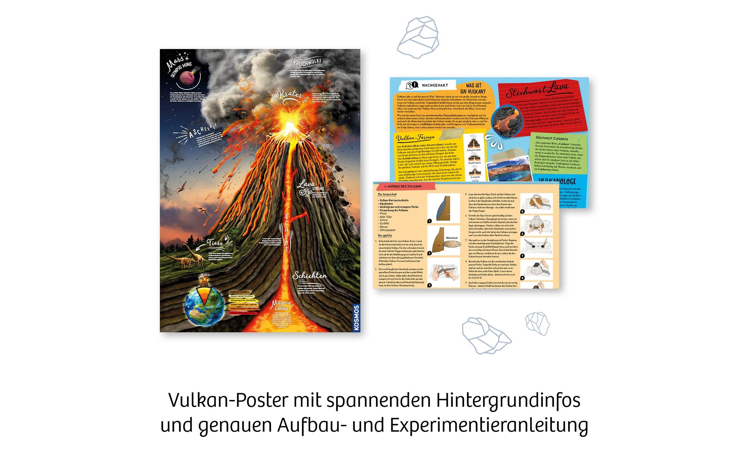 Kosmos Experimentierkasten »Experimentierkasten Urzeit-Vulkan«