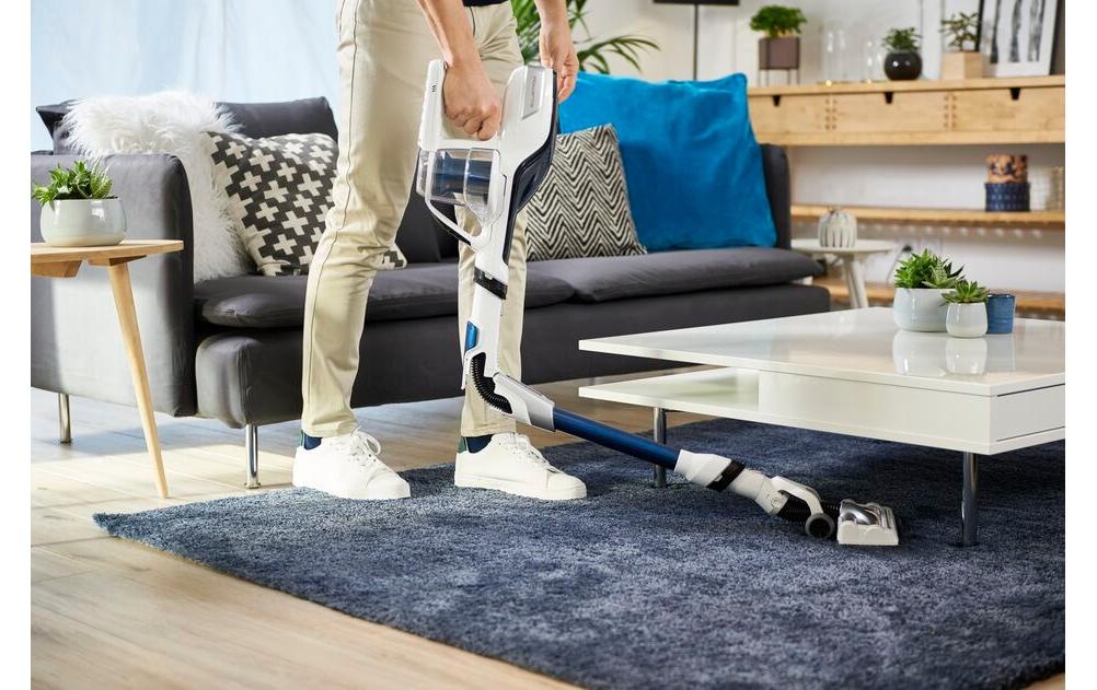Rowenta Akku-Bodenstaubsauger »AIR FORCE FLEX 560 Weiss und Orange«