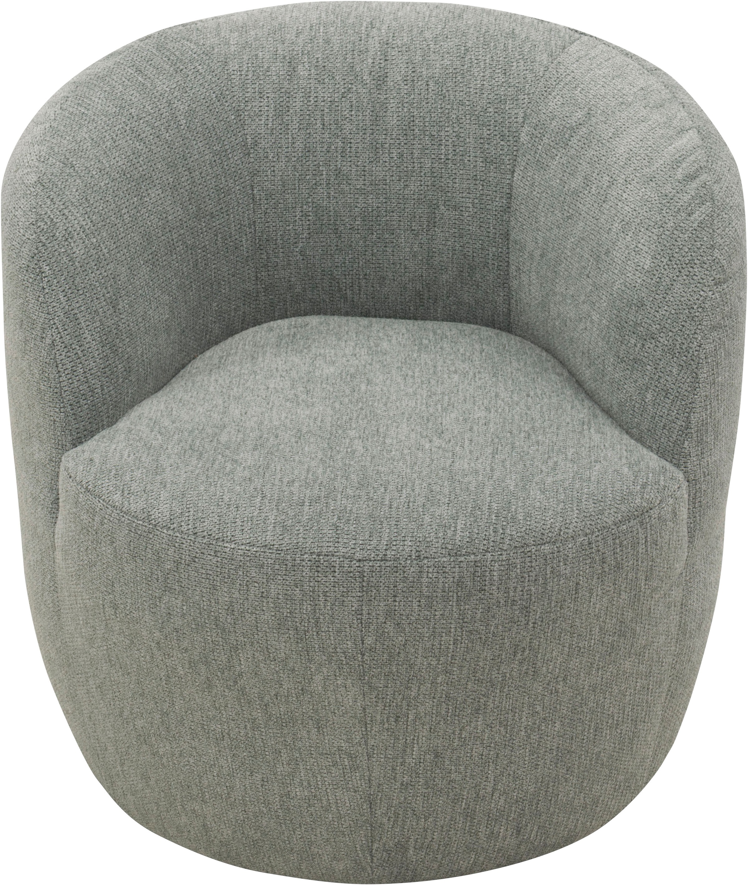 DOMO collection Sessel »Obidos moderner Loungesessel«, Struktur weich, grau
