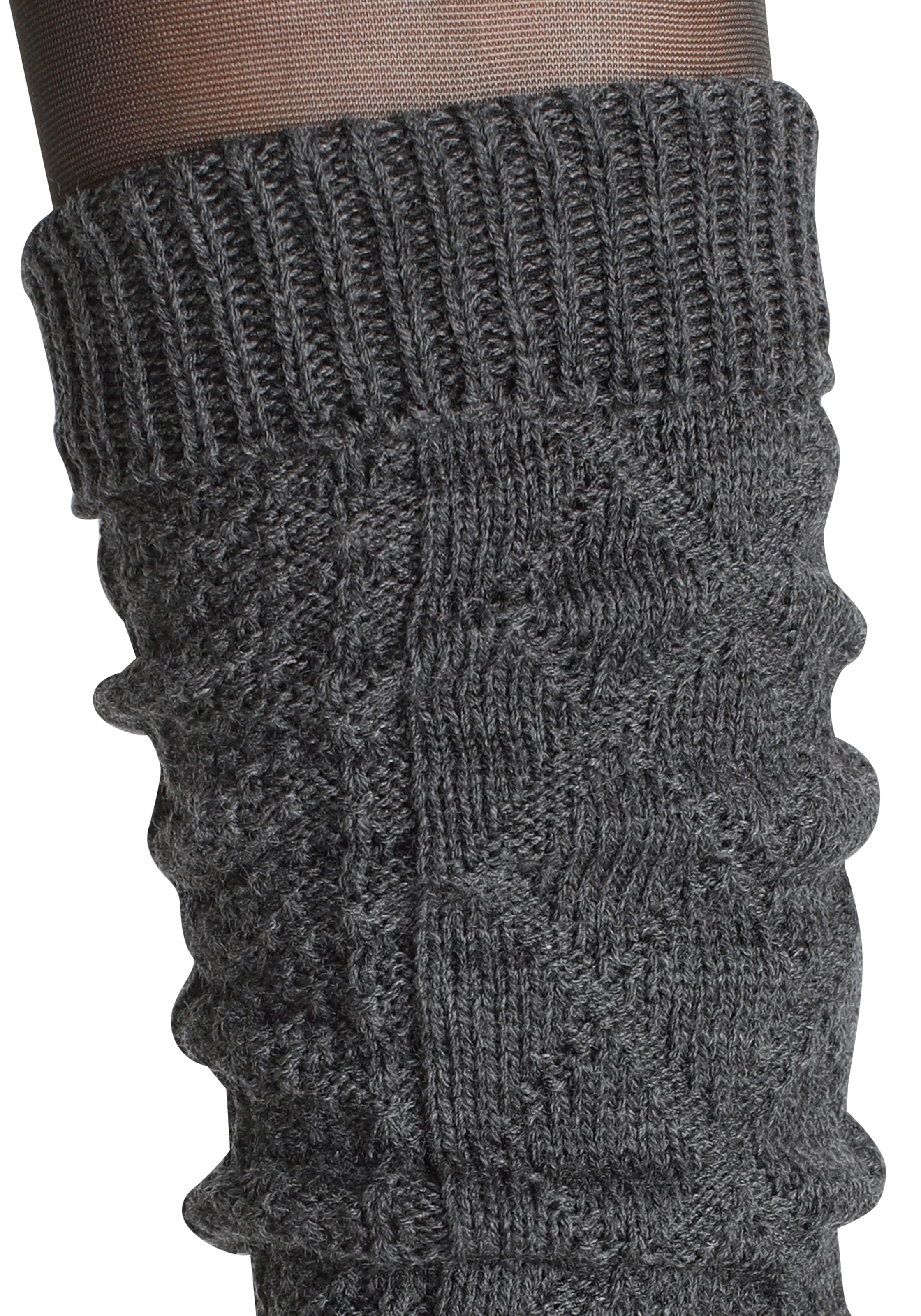 Lavana Stulpensocken, (Packung, 2 Paar), mit Zopfstrickmuster