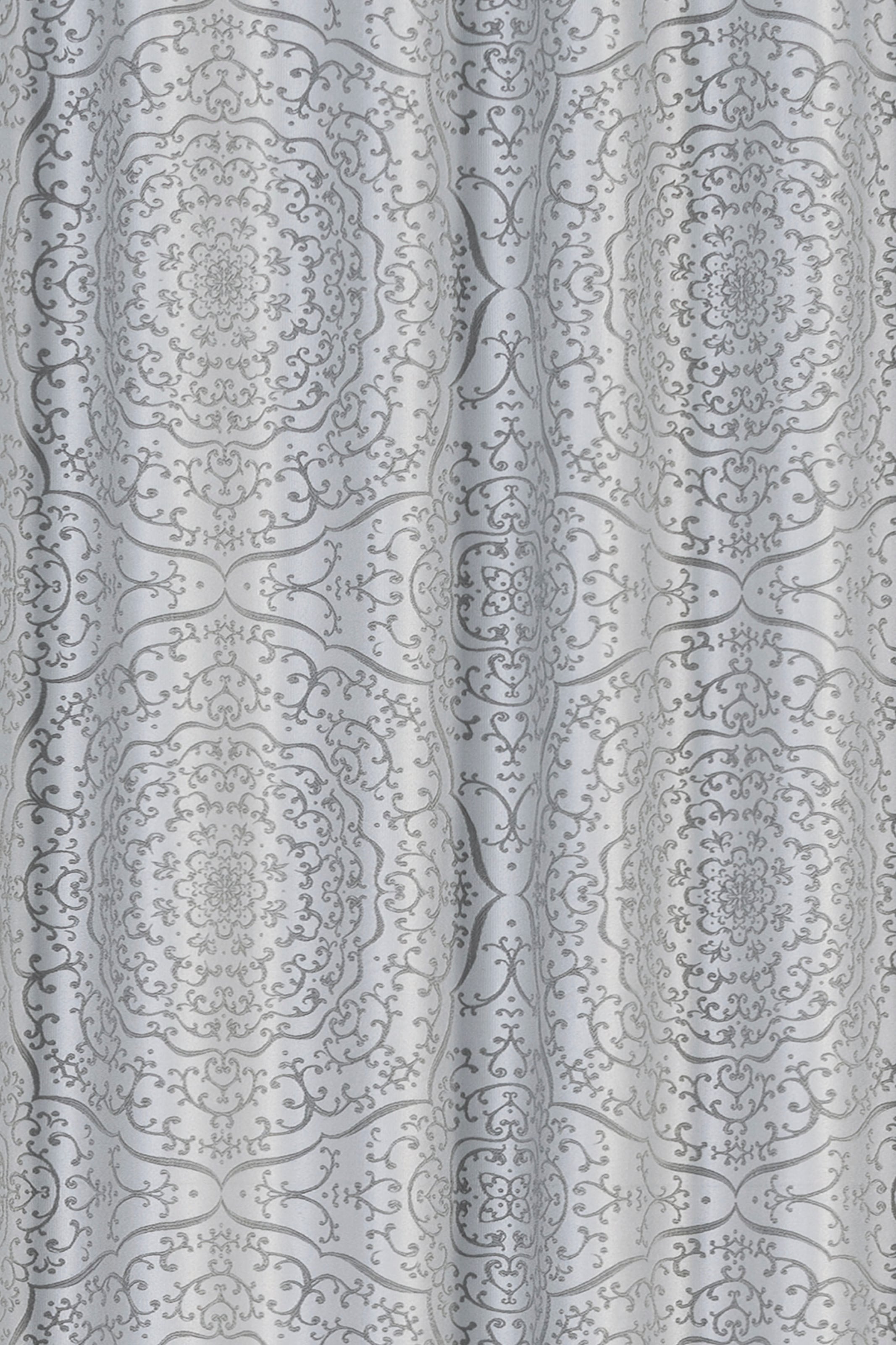 freundin Home Collection Gardine »Globetrotter 07 grau«, (1 St.)