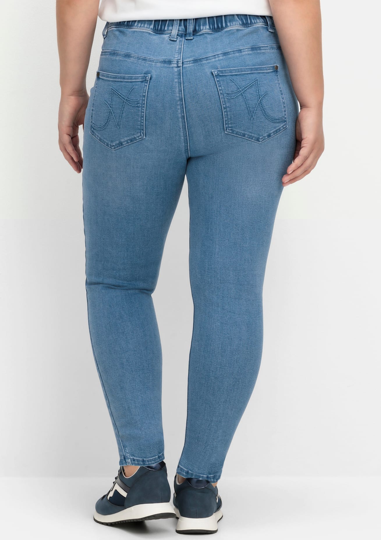 Sheego Jeansleggings, (1 tlg.)