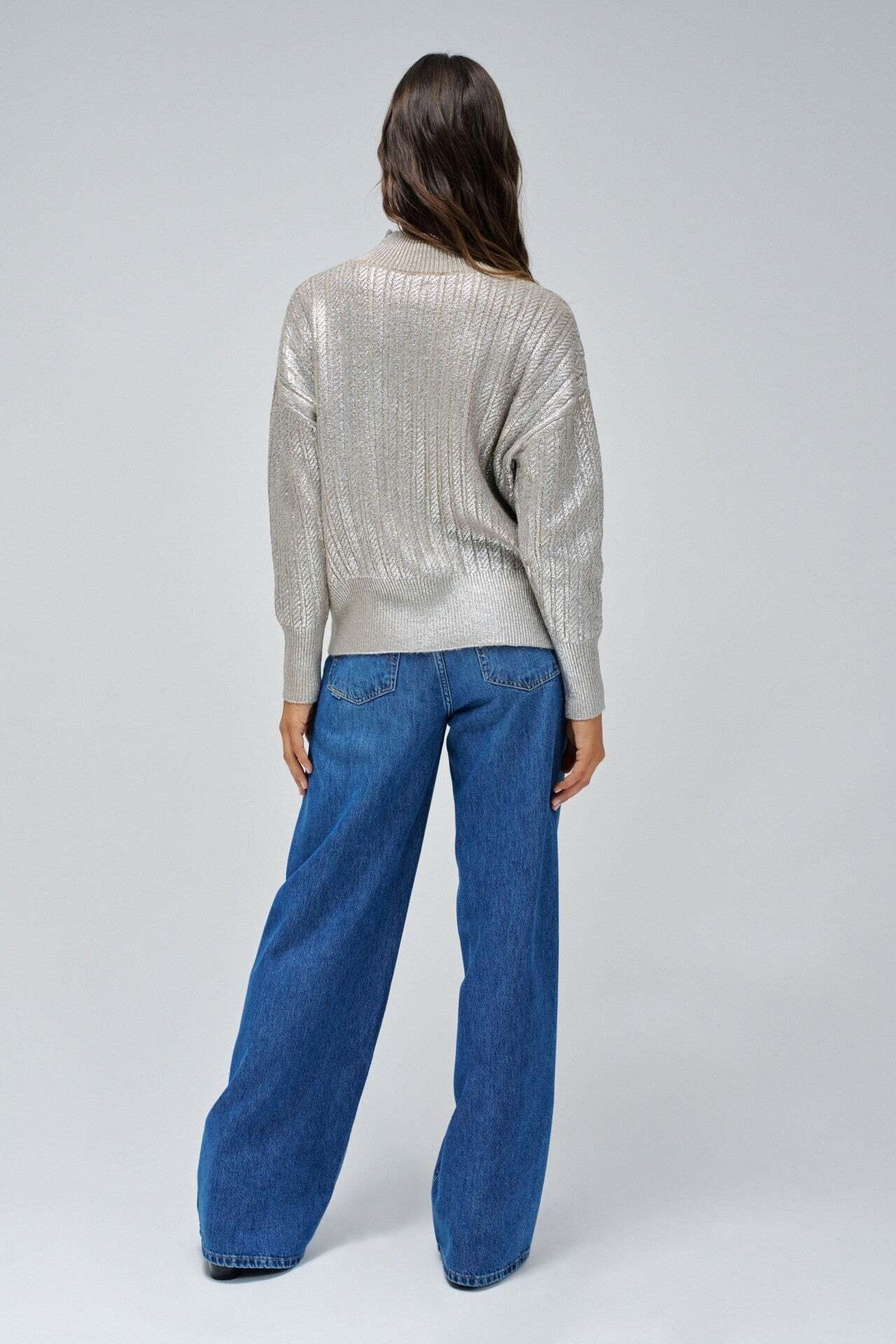 Salsa Strickpullover »Salsa Jeans Sweatshirt Shimmer Sweater«