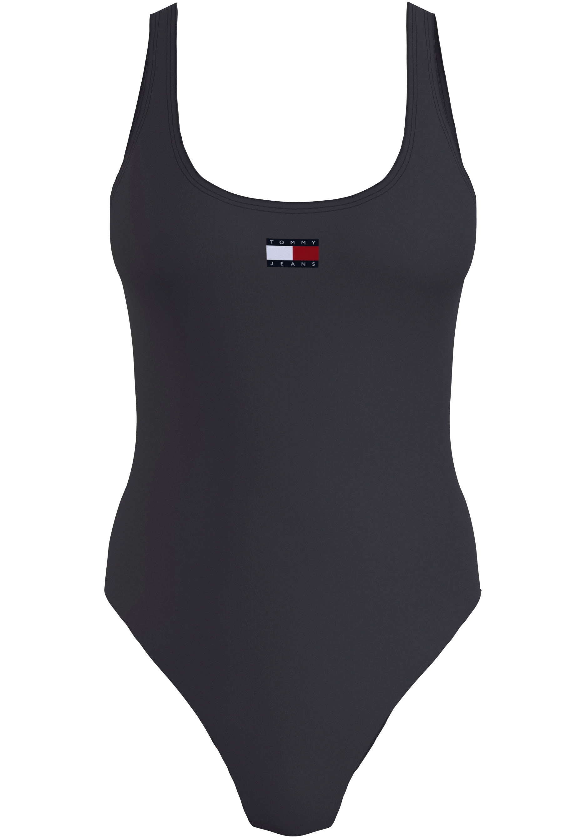 Tommy Hilfiger Swimwear Badeanzug »ONE PIECE (EXT SIZES)«, mit Brandlabel an der Brust