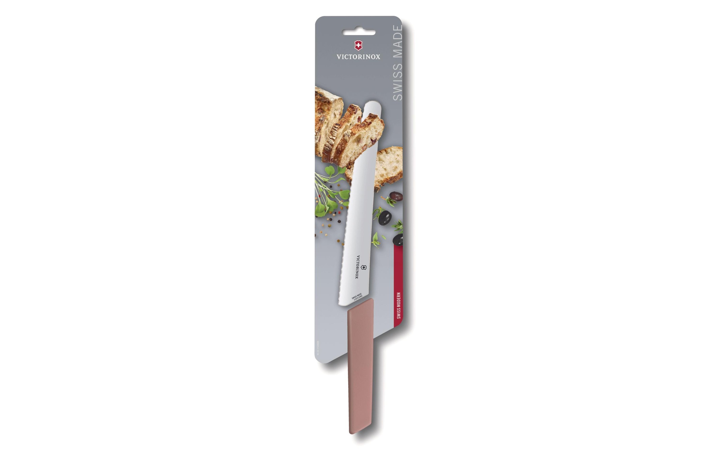 Victorinox Brotmesser »Swiss Modern Rosa«, (1 tlg.)