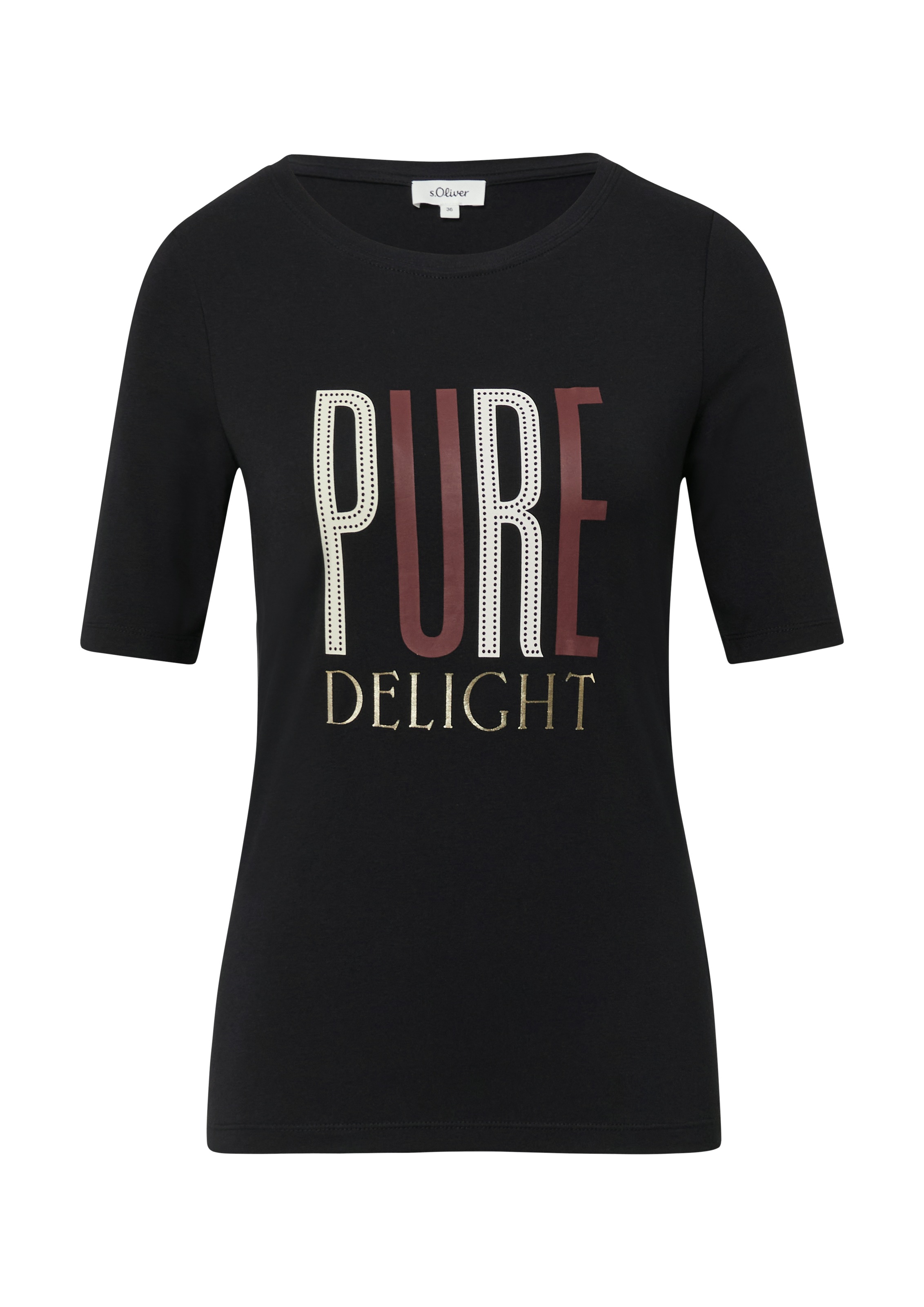 s.Oliver T-Shirt, mit Frontprint