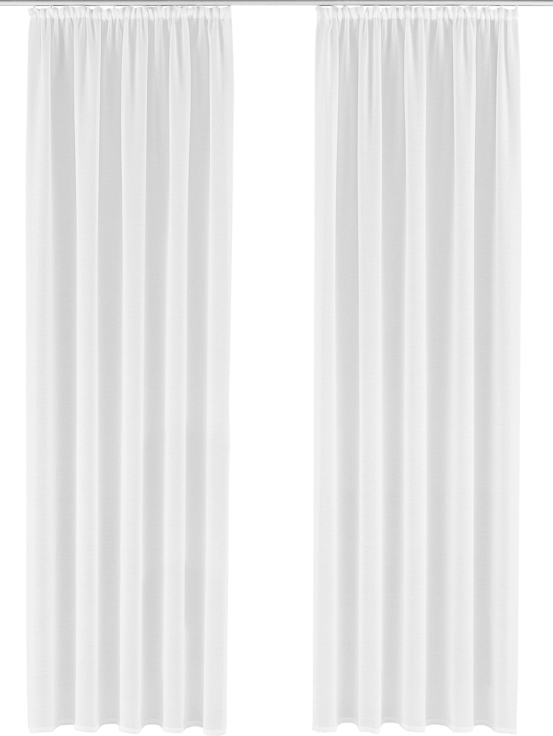 OTTO home Gardine "TENDER" Kräuselband 1 Stk. tlg. Leinen Optik mit Struktur, monochrom, Bestseller