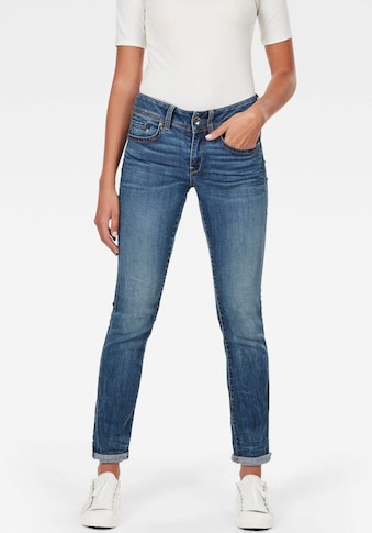 Slim-fit-Jeans »Midge Mid Straight Wmn«