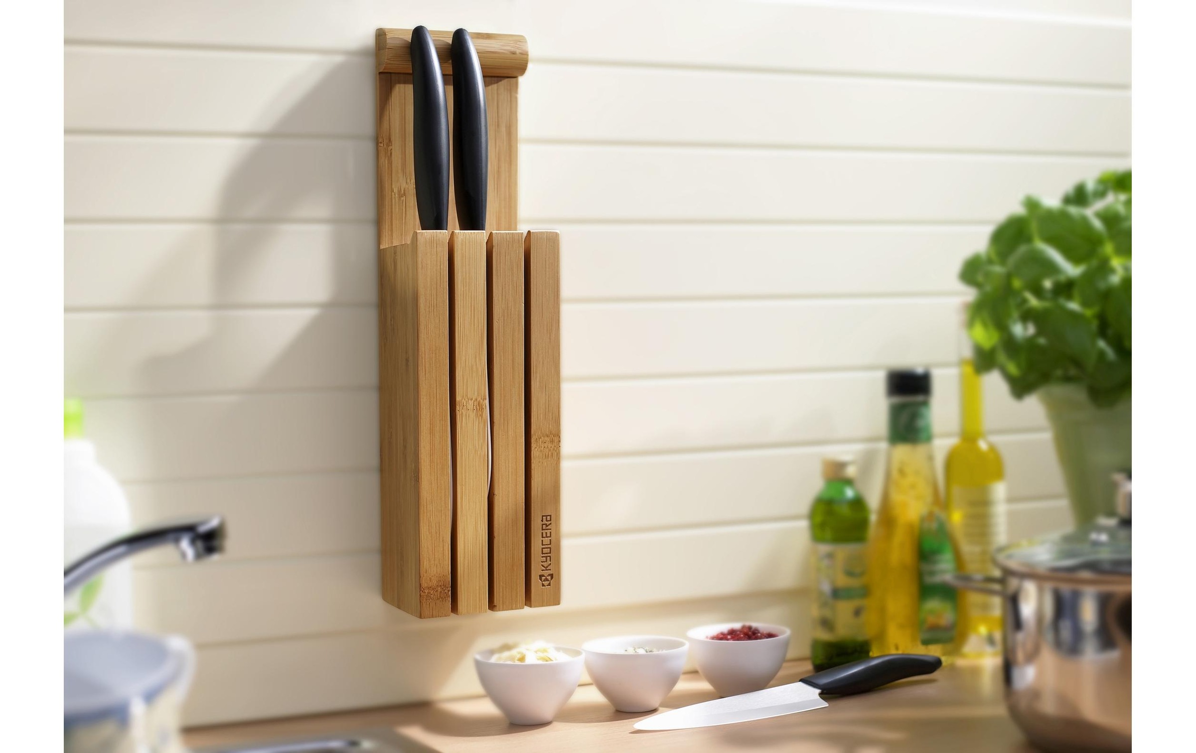 KYOCERA Messerblock »Braun«, Tiefe: 12,5cm