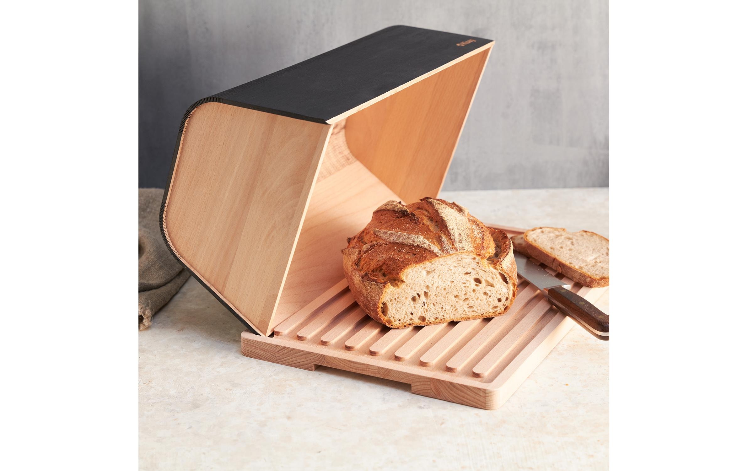 Brotkasten »Kisag Paris Buche«, (1 tlg.)