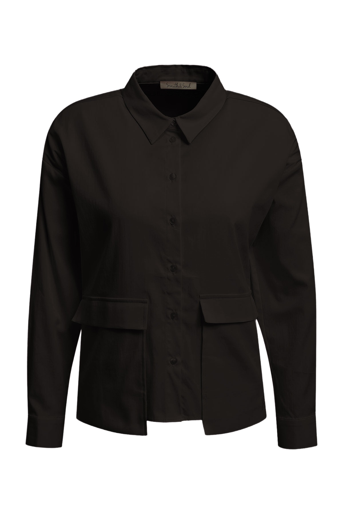 Smith & Soul Hemdbluse mit Pattentaschen vorn