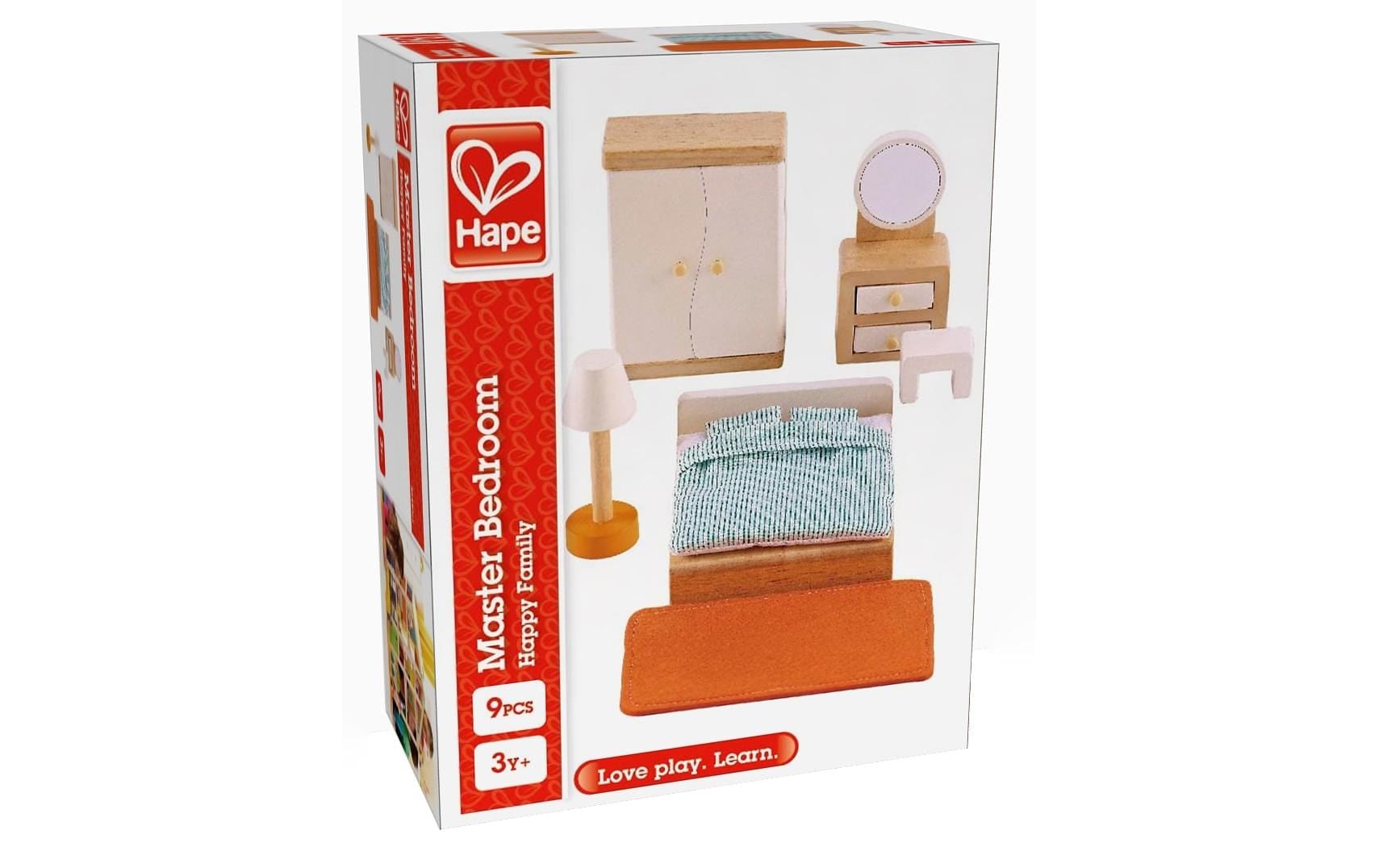 Hape Puppenmöbel »Hape Schlafzimmer 9tlg.«