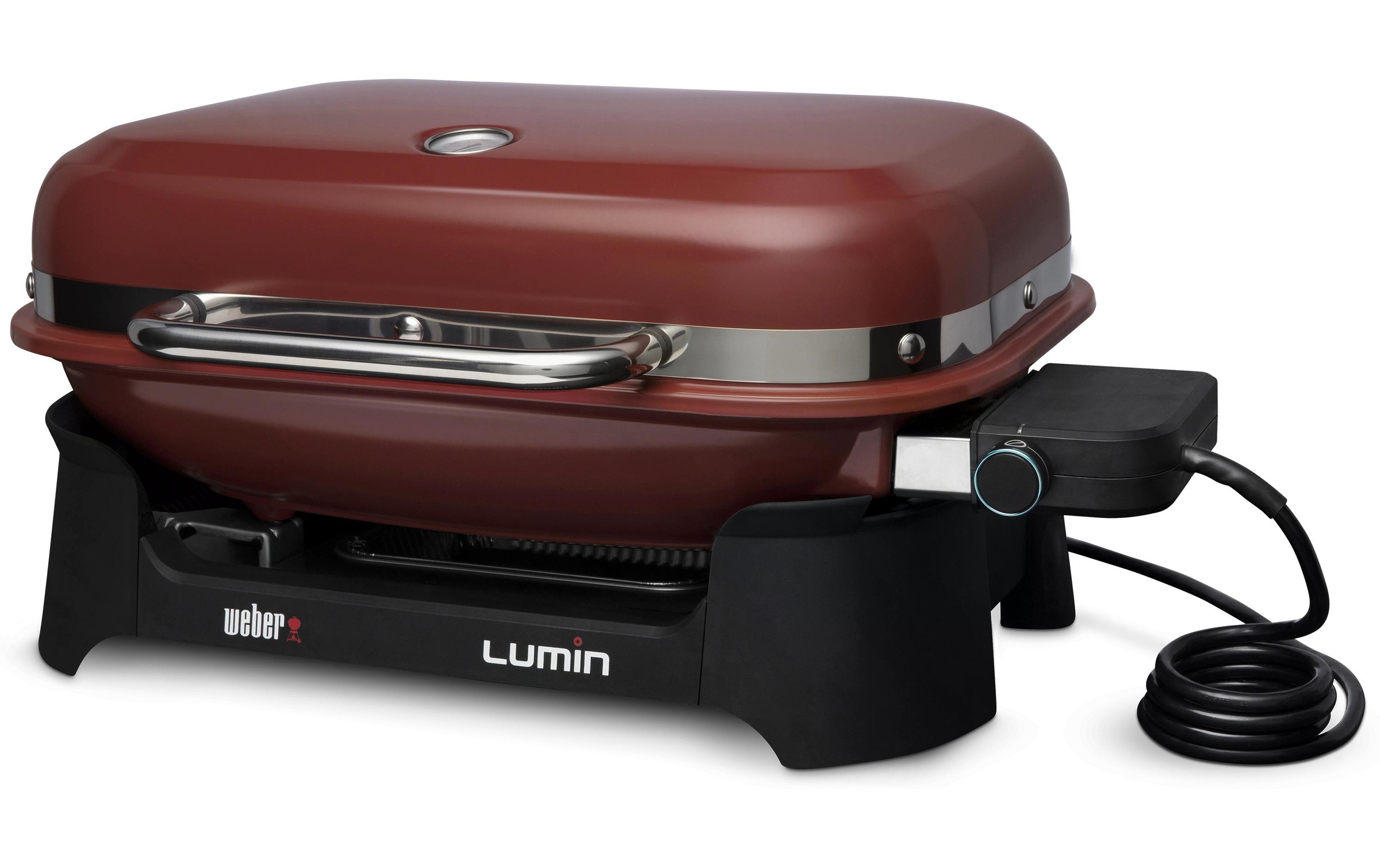 Weber Elektro-Standgrill »Lumin, Rot«, 2200 W