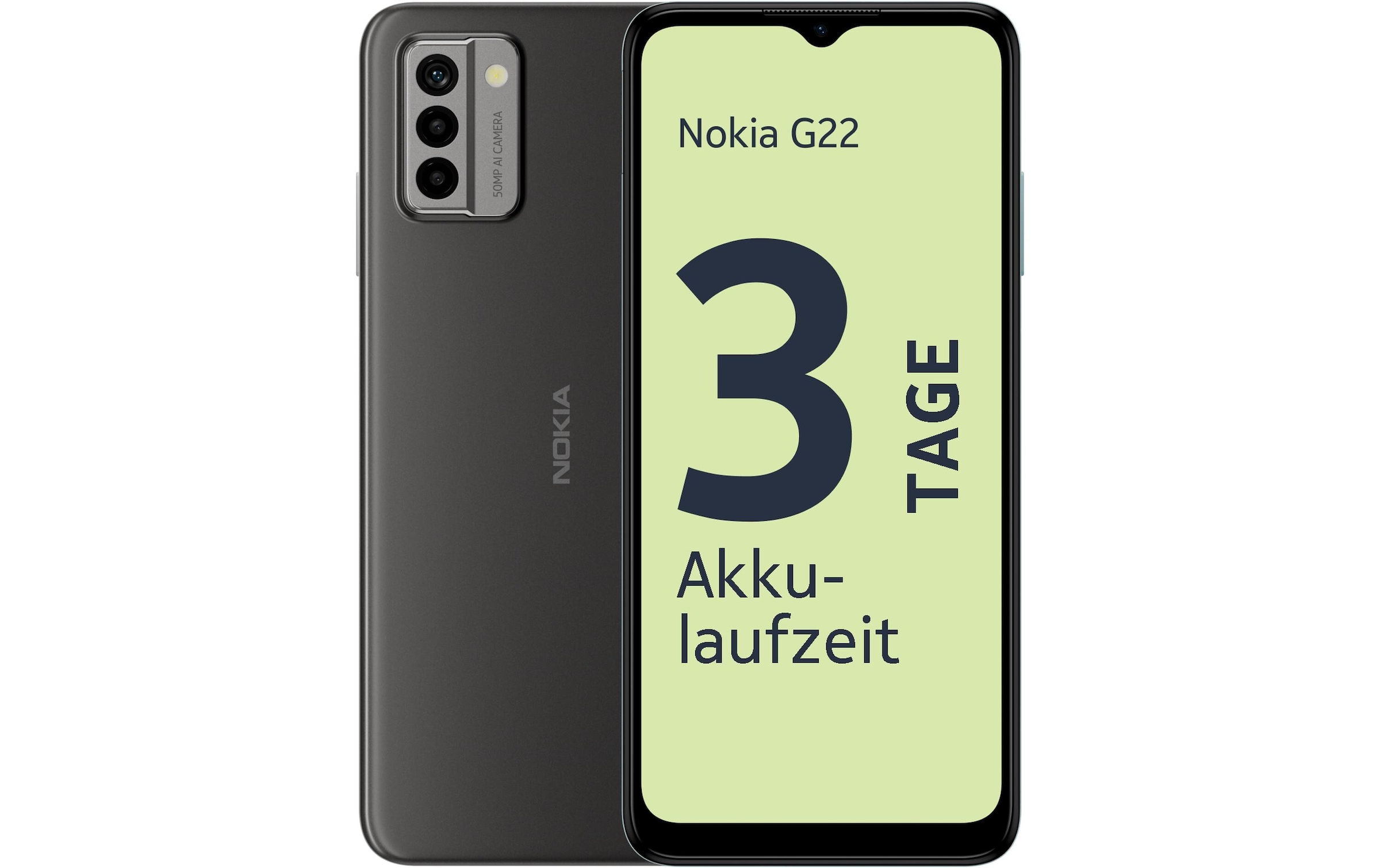 50 Grey«, | »G22 shoppen MP cm/6,52 Nokia Zoll, Smartphone 16,49 64GB 64 gleich ➥ Jelmoli-Versand Kamera Grau, Meteor GB Speicherplatz,