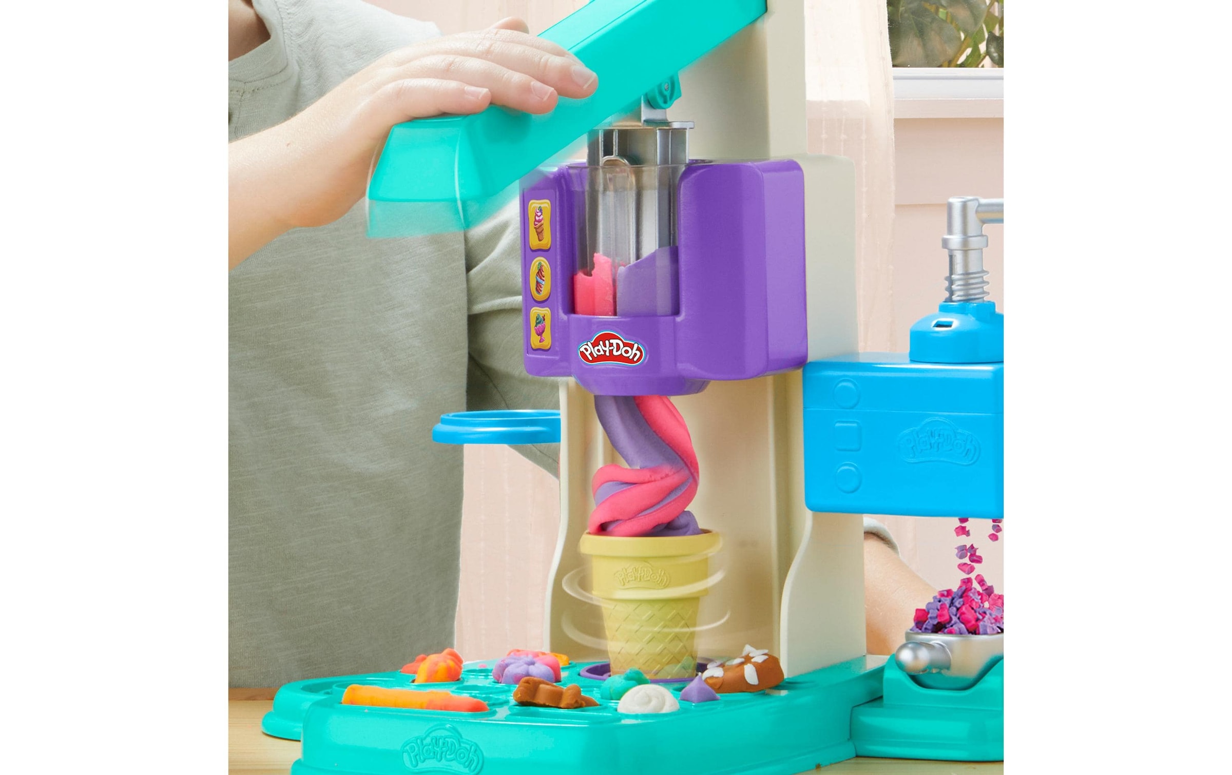 Play-Doh Knetform-Set »Regenbogen-Eismaschine«