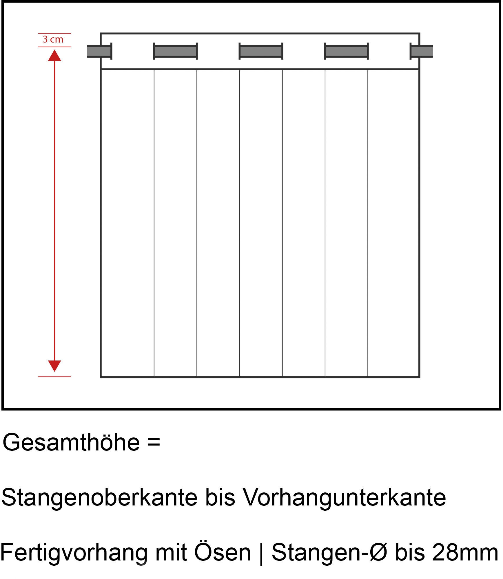 Neutex for you! Vorhang »Linessa«, (1 St.), Ösenschal mit Metallösen, Breite 137 cm, nach Mass