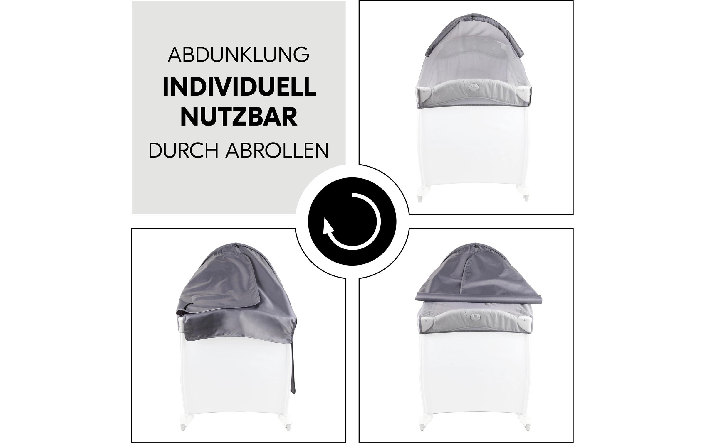 Hauck Moskitonetz »3in1 Grey«, (1 St.)