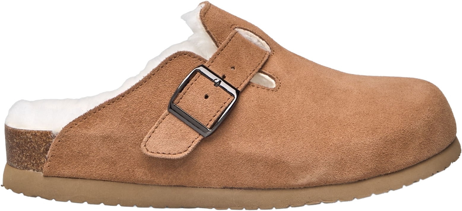 rosemunde Sandale »Evelyn Leather Sandals«, Langlebiges Rindsveloursleder mit anpassungsfähigem Memory Foam.