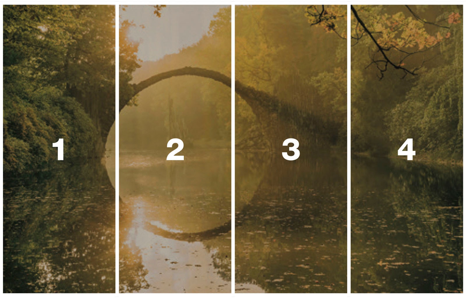 Komar Fototapete »Digitaldruck Vlies - Devil's Bridge - Grösse 400 x 250 cm«, bedruckt, Wohnzimmer, Schlafzimmer