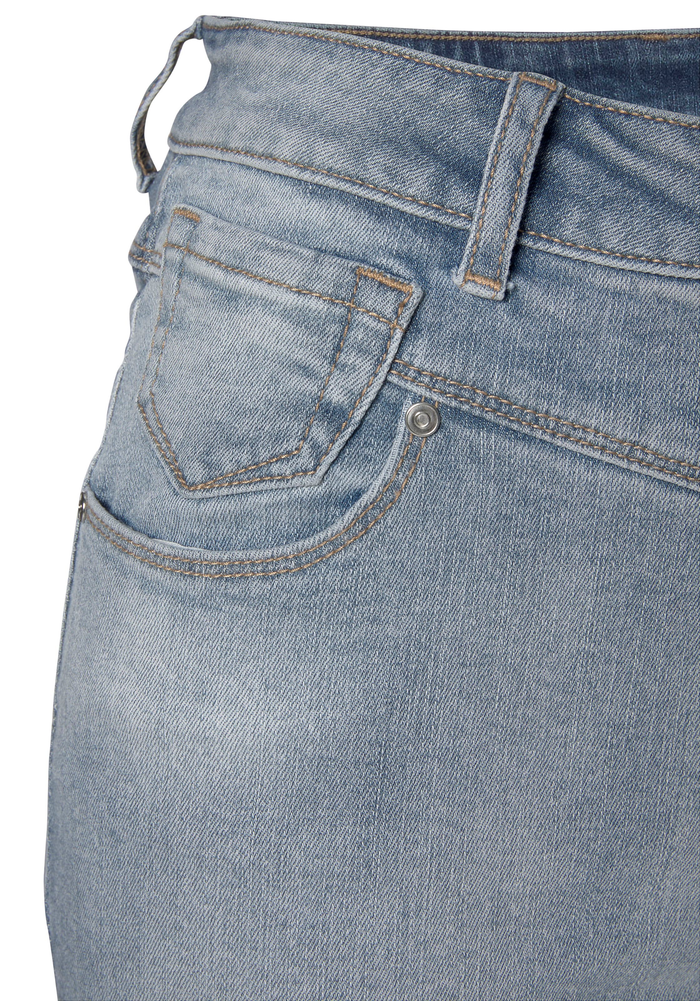 LASCANA Skinny-fit-Jeans, mit Stretchanteil, figurbetont