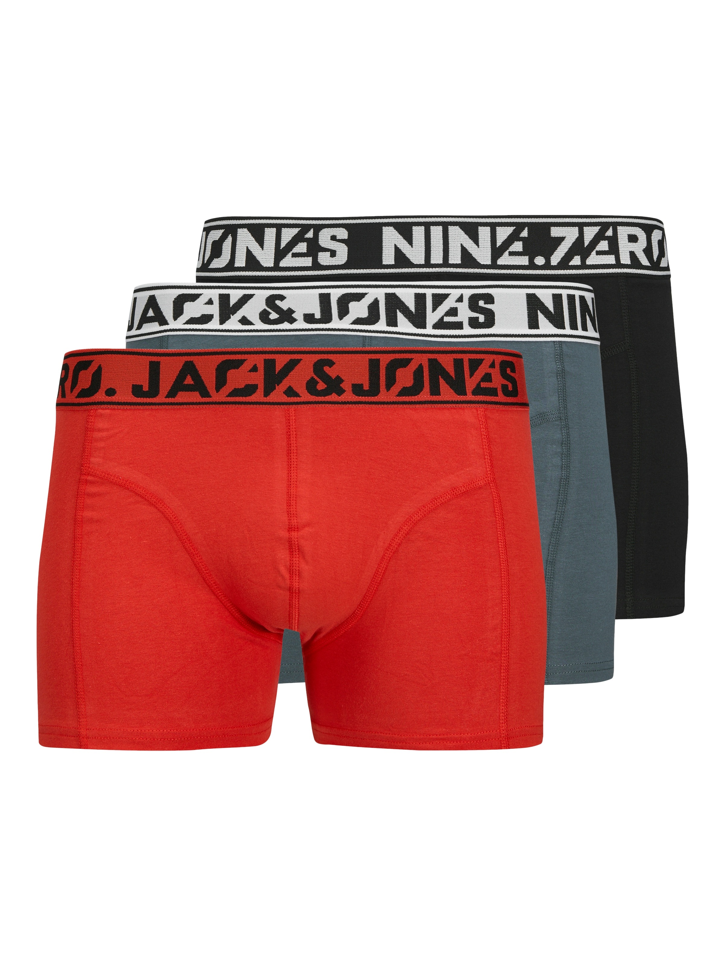 Jack & Jones Trunk »JACNINE.ZERO SOLID TRUNKS 3 PACK« Packung, 3 Stk. mit Marken Schriftzug