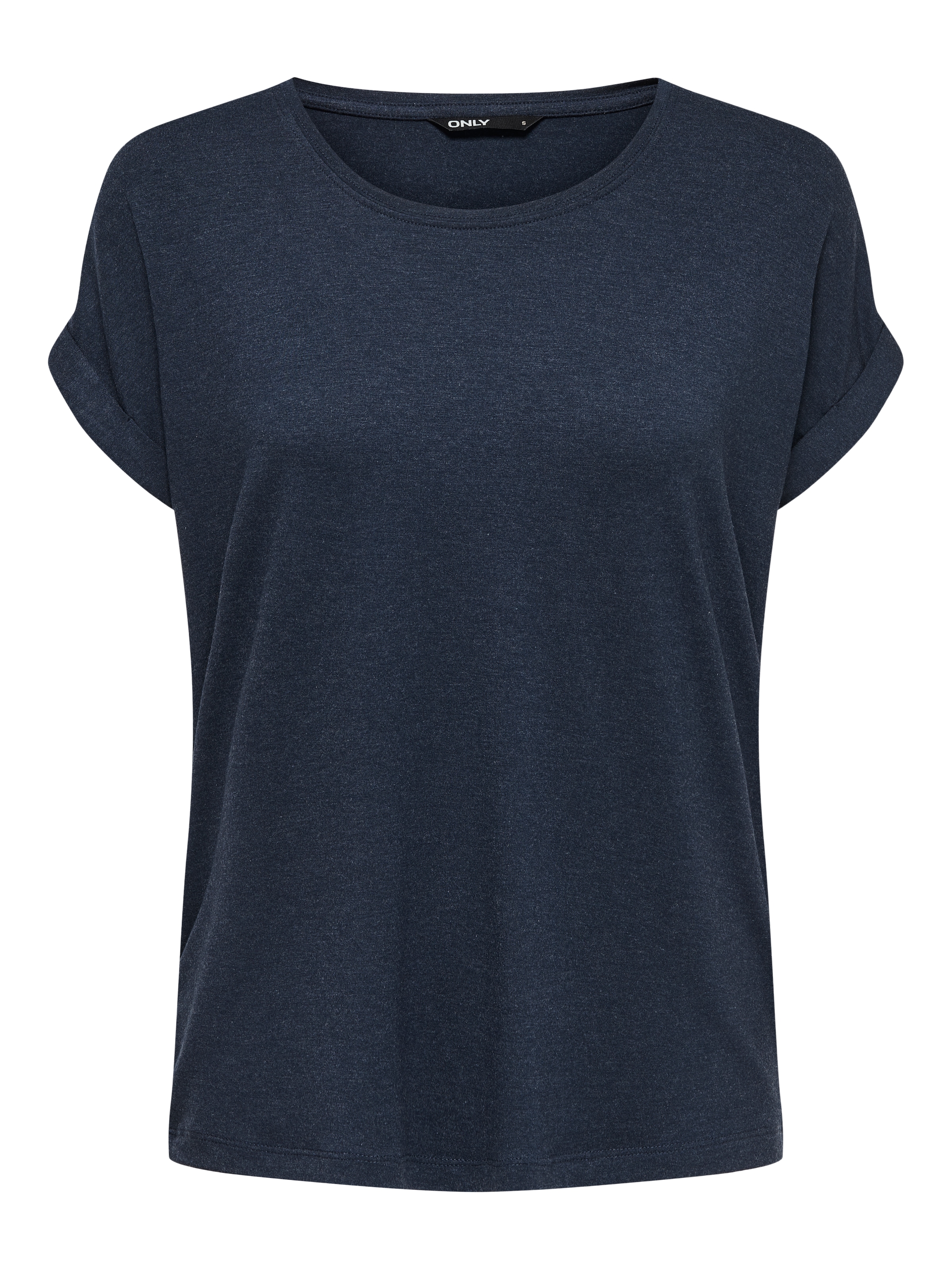 ONLY T-Shirt »ONLMOSTER S/S O-NECK TOP NOOS JRS«, mit Aufschlag am Arm