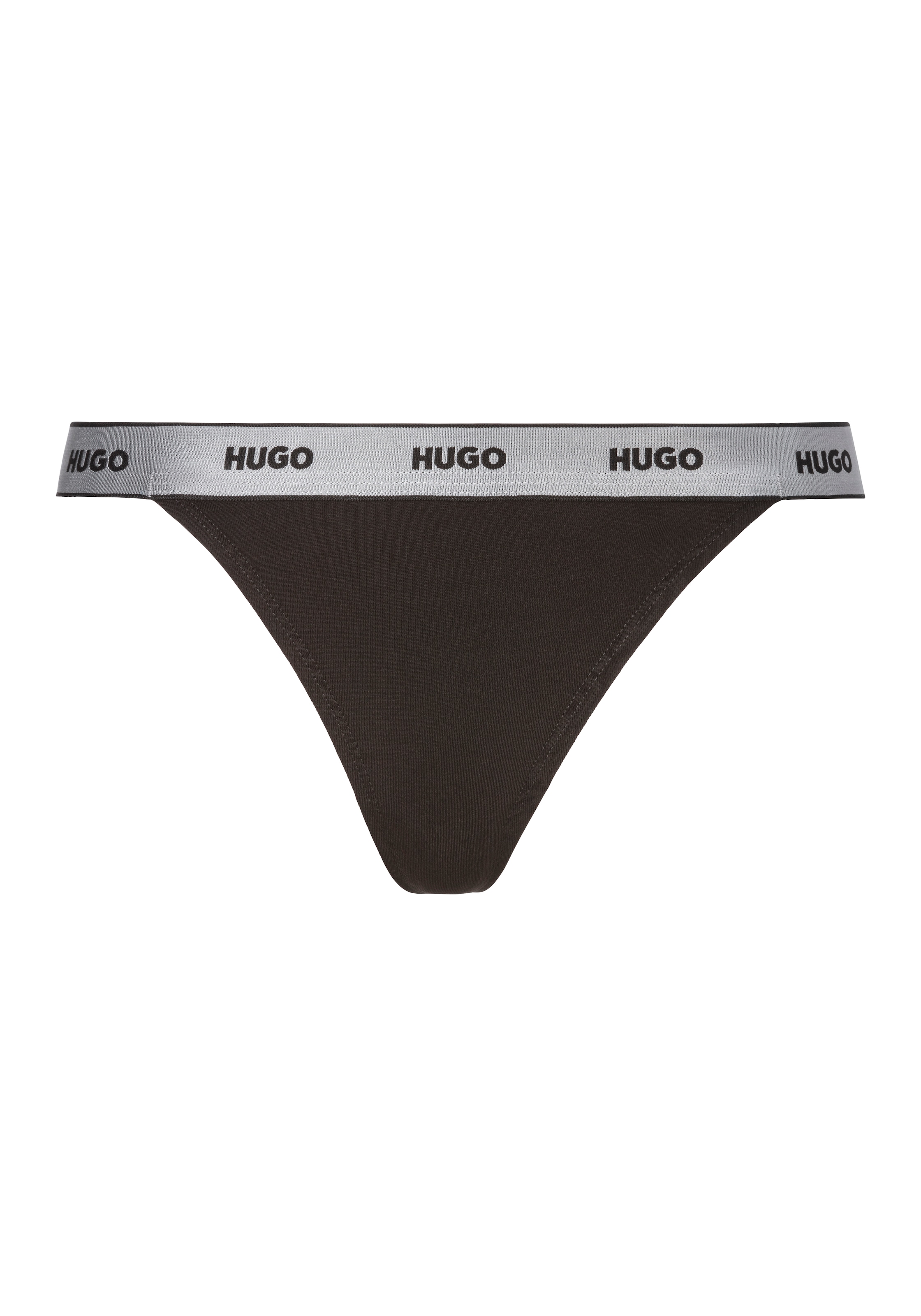 HUGO Underwear String »TRIPLET STRING GIFT«, (Packung, 3 St.), mit Logobund