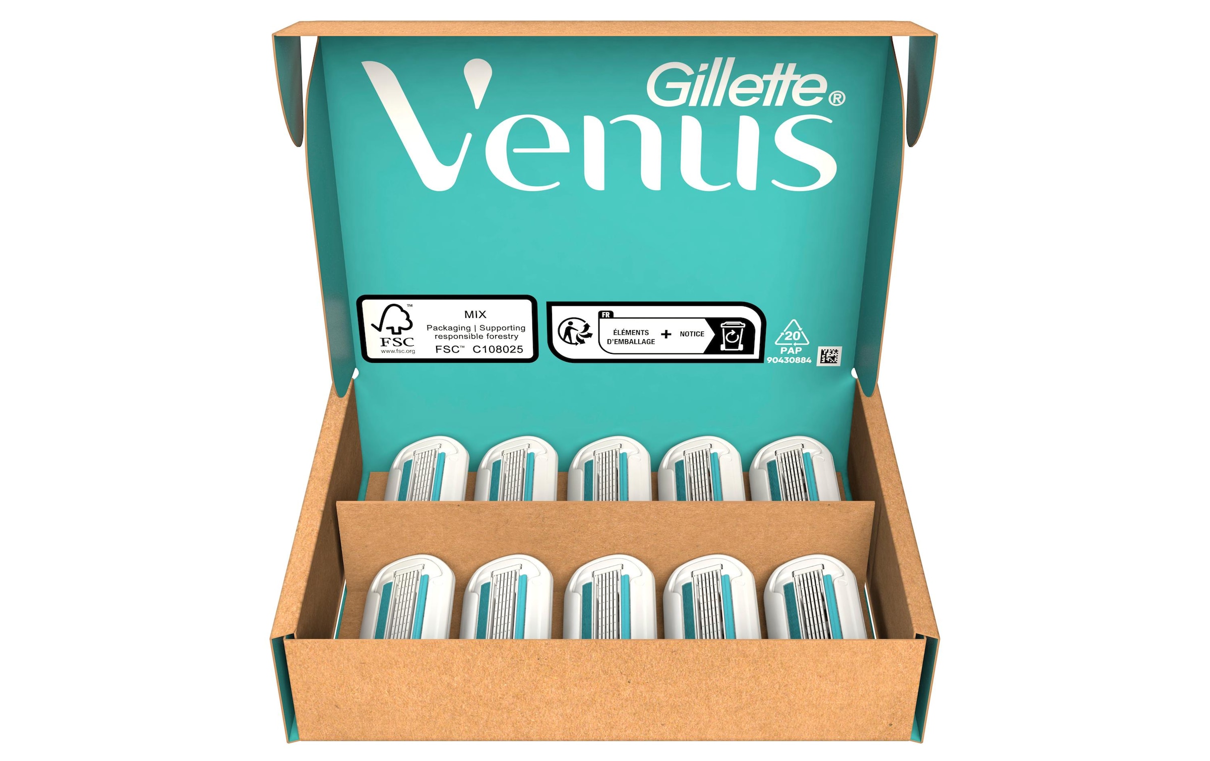 Gillette Venus Rasierklingen »Deluxe Smooth Systemklingen 10 Stück«