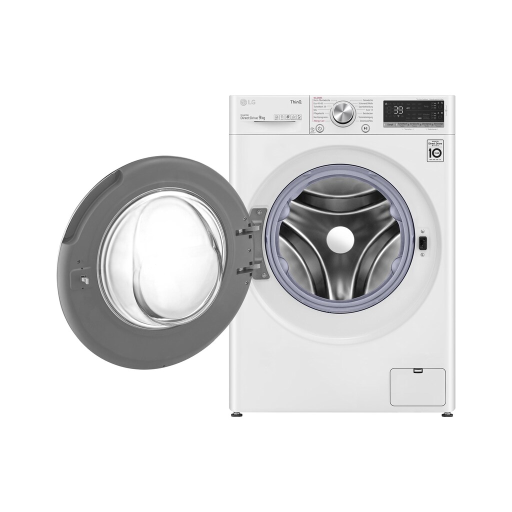 LG Waschmaschine »F4WV709AT1 Links«, F4WV709AT1 Links, 9 kg, 1400 U/min