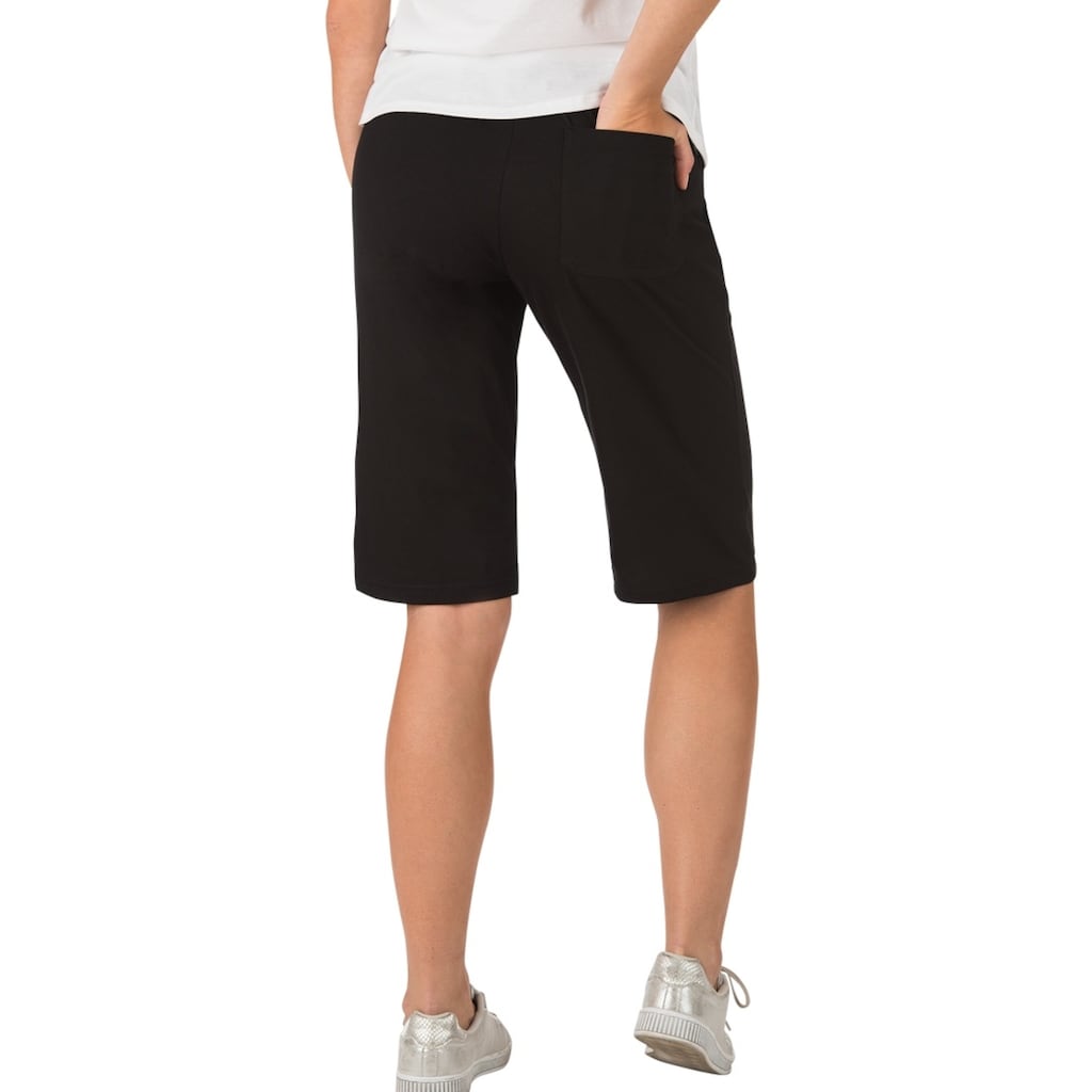 Trigema Jerseyhose »TRIGEMA Bermuda aus Single-Jersey«, (1 tlg.)