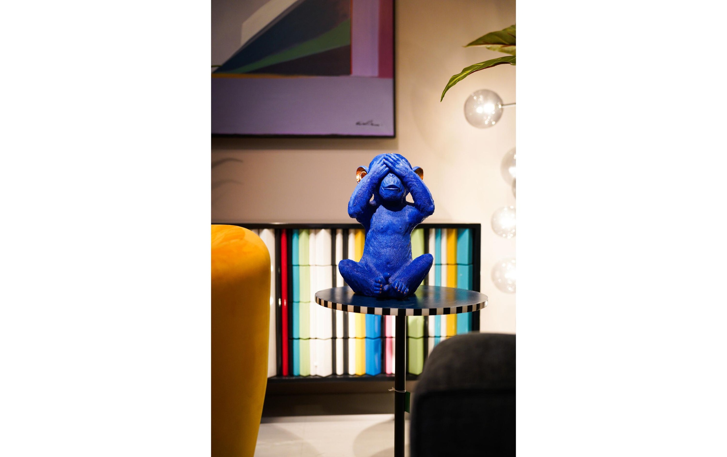 Kare Design Spardose »Monkey Mizaru Blau«