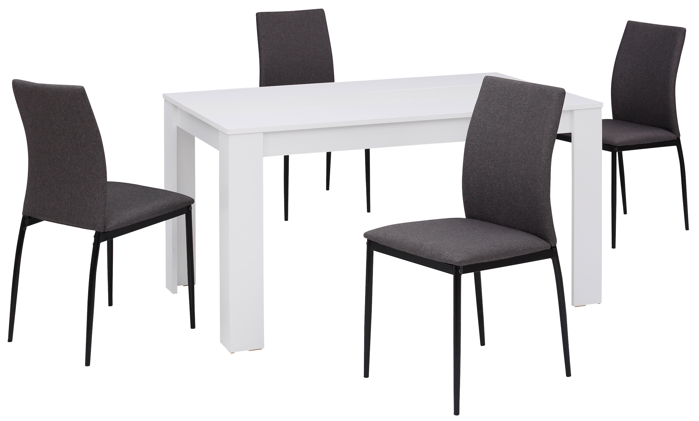 Home affaire Essgruppe »SIMONE«, (Set, 5 tlg.), Platte mit Wendeeinlage, Bezug Microfaser, Unser Bestpreis