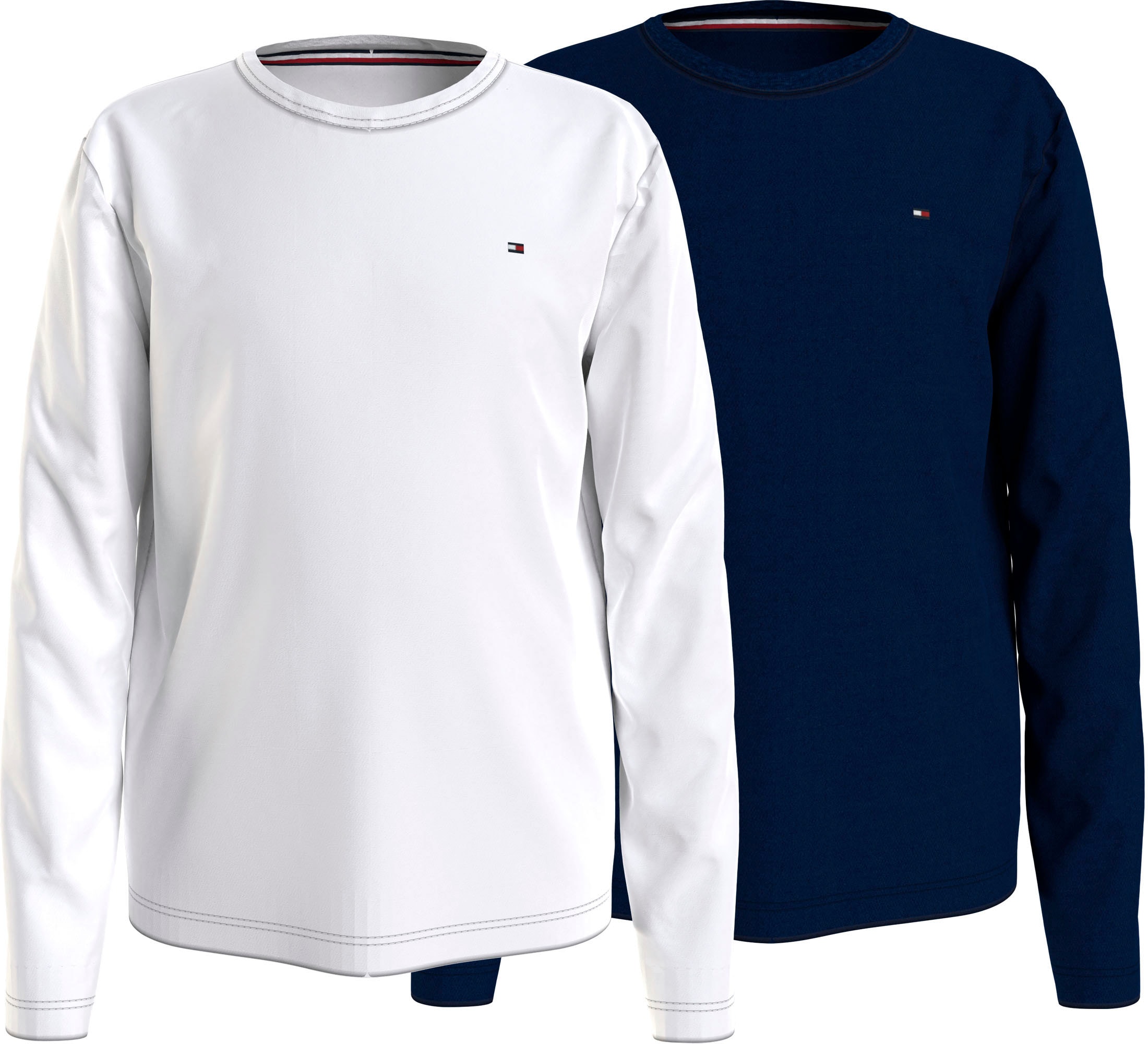 Tommy Hilfiger Underwear Langarmshirt »2P CN TEE LS«, (Packung, 2 tlg., 2er-Pack), mit Markenlabel