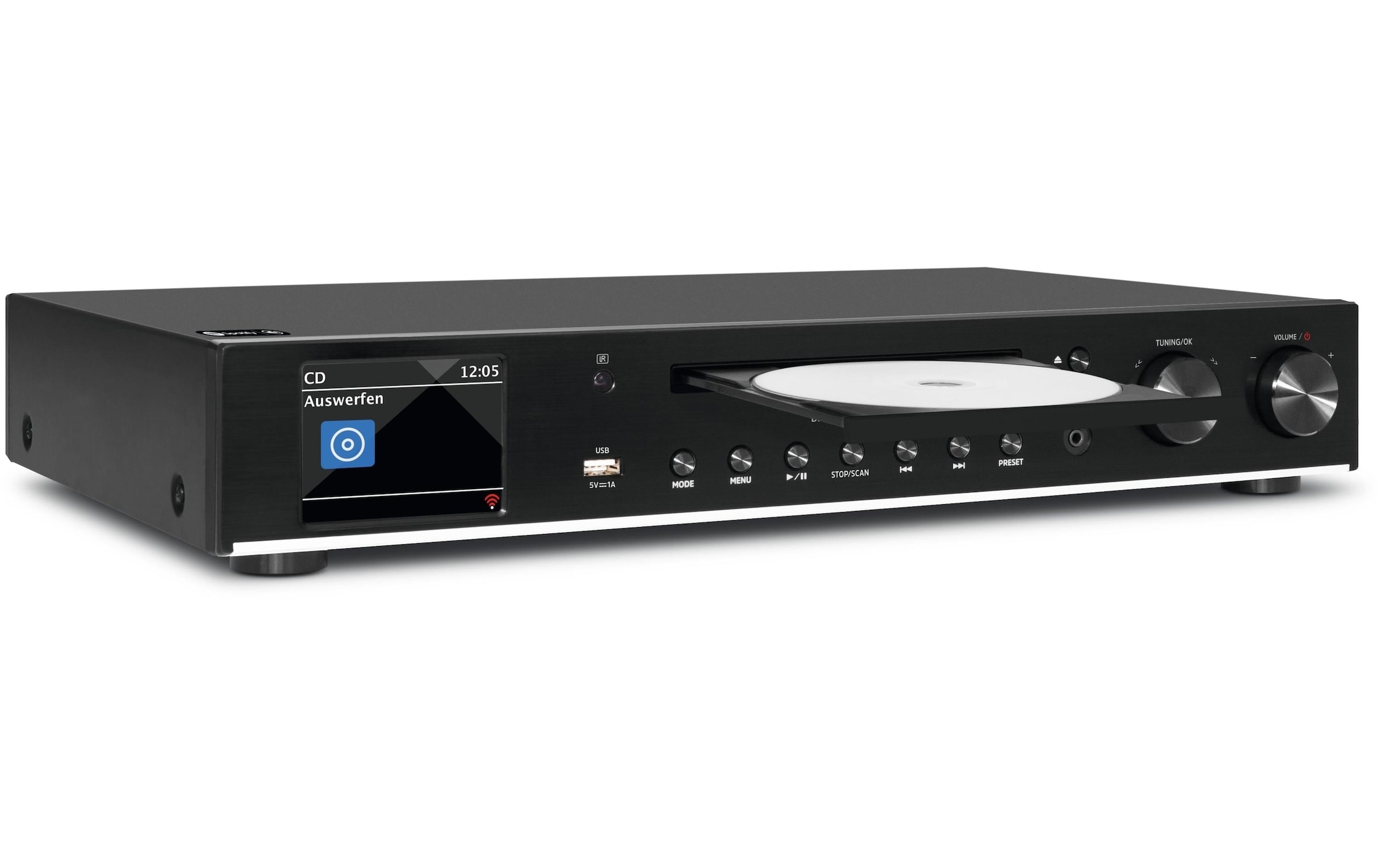 TechniSat Digitalradio (DAB+) »DigitRadio 143 CD V3«, (Digitalradio (DAB+)-FM-Tuner-Internetradio)