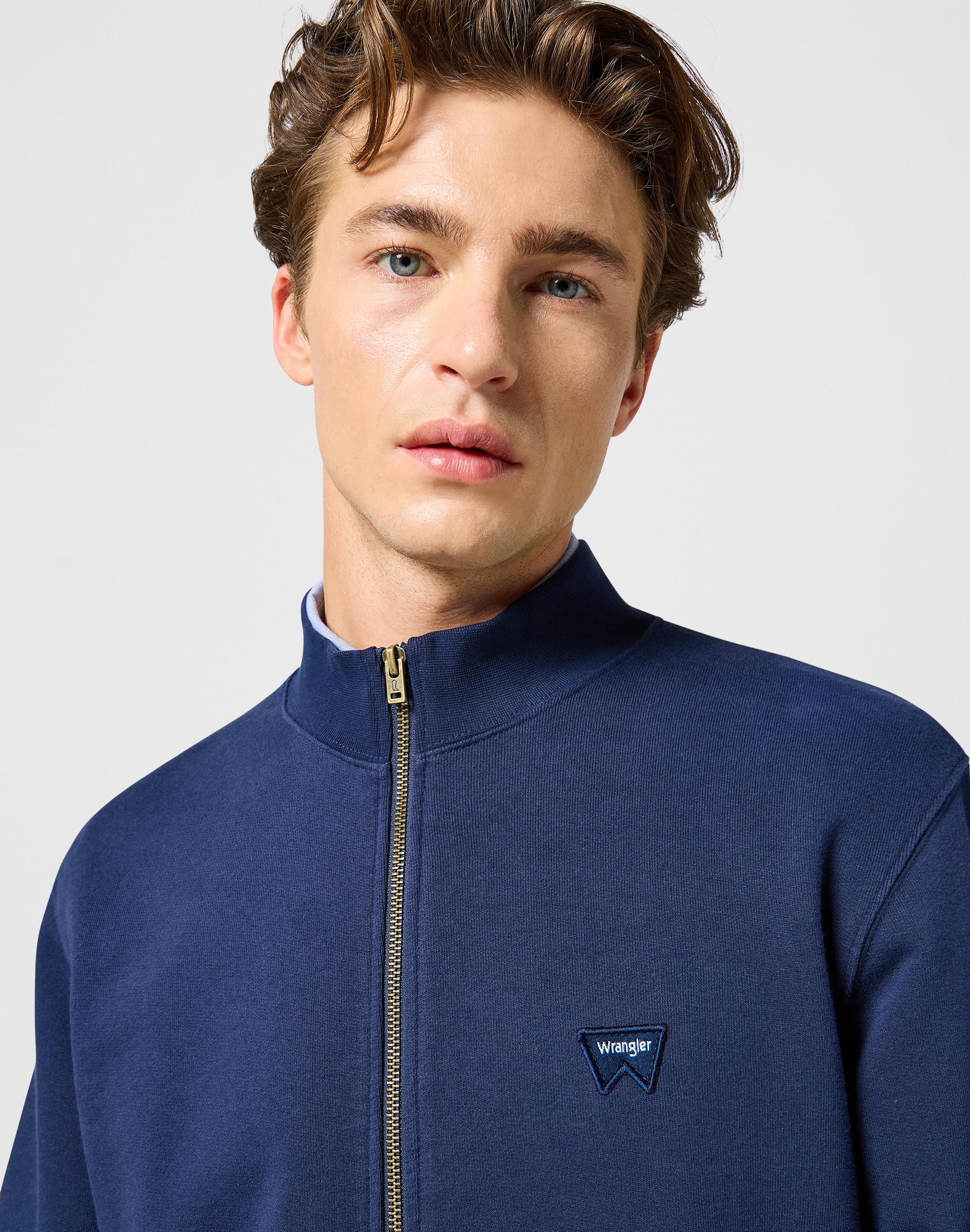 Wrangler Sweatjacke »FUNNEL NECK ZIP«