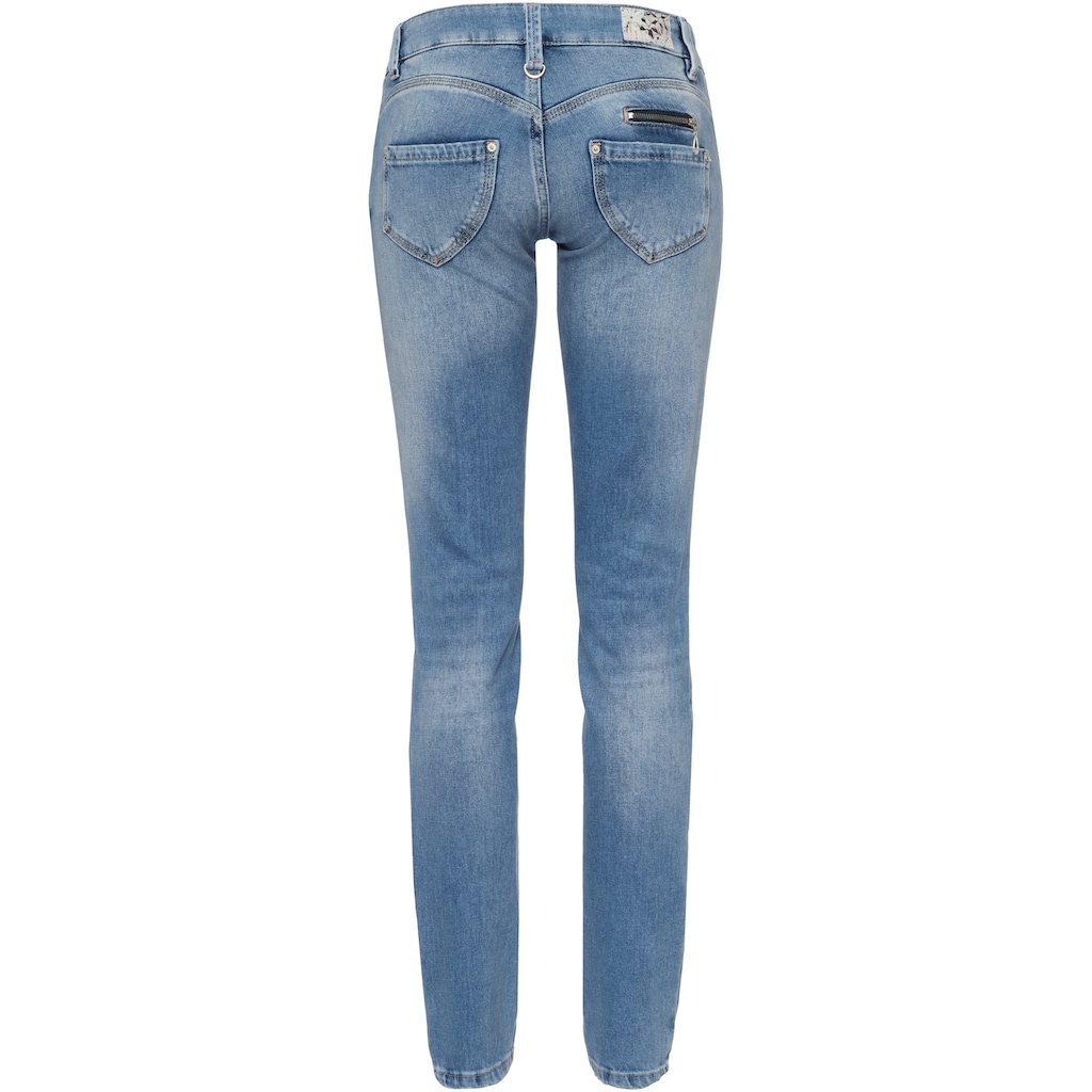 Freeman T. Porter Slim-fit-Jeans, (1 tlg.), mit coolen Deko-Features