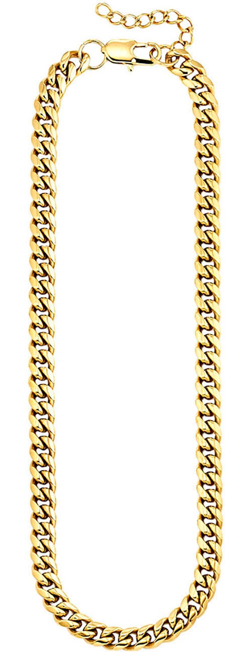 Aniston JEWELRY & WATCHES Edelstahlkette "Schmuck Geschenk Edelstahl Halsschmuck Panzerkette"