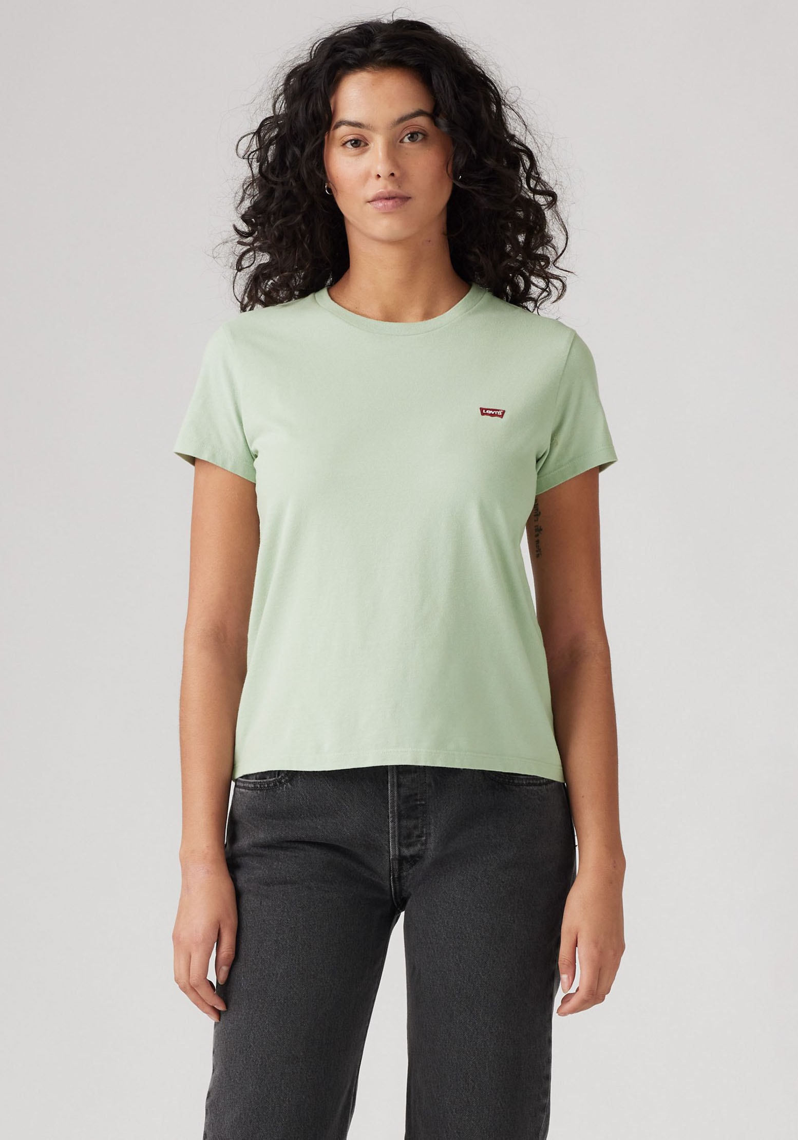 Levi's® T-Shirt »TEE Minilogo«, mit kleiner Logostickerei