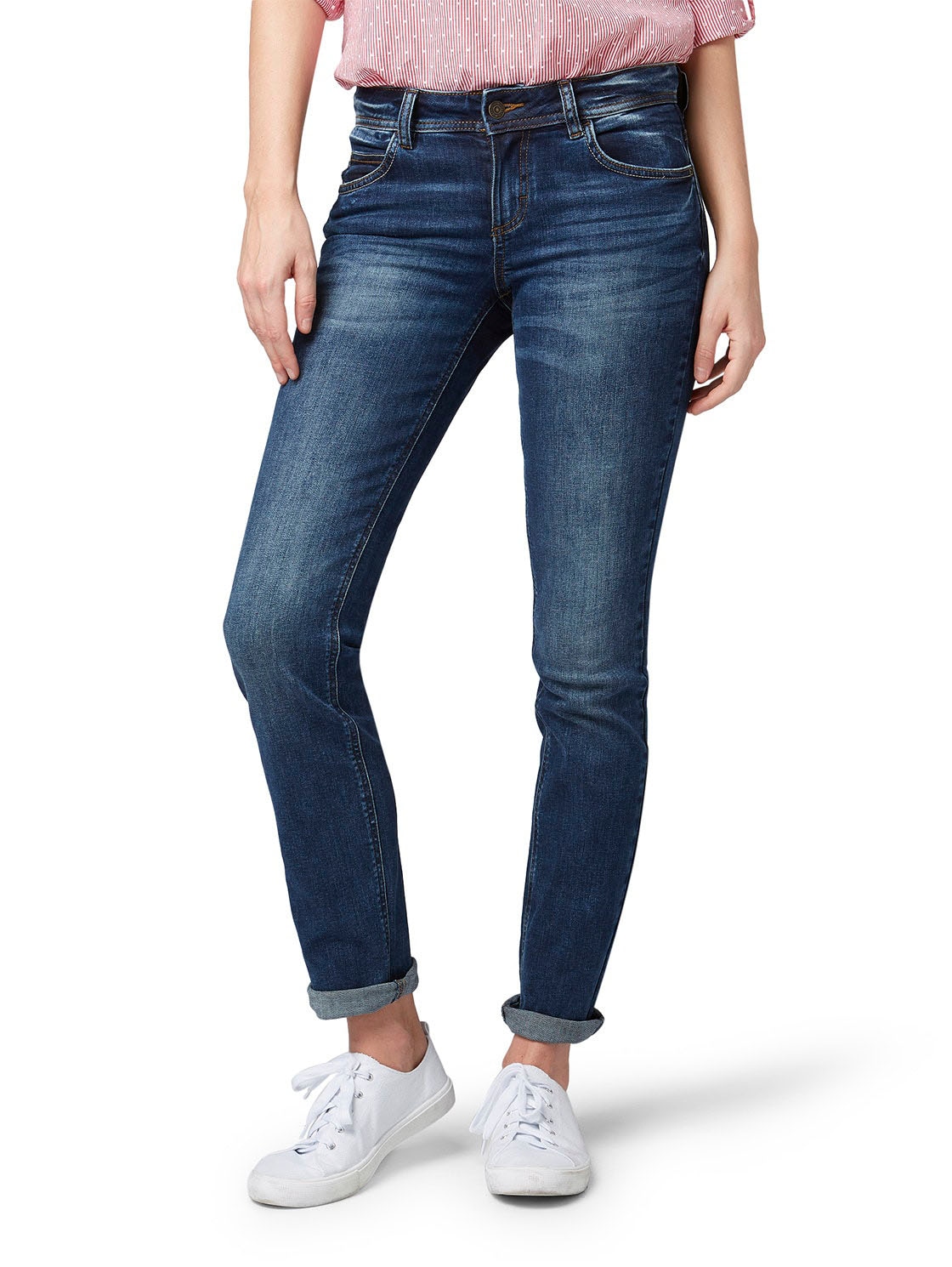 TOM TAILOR Straight-Jeans, in gerader 