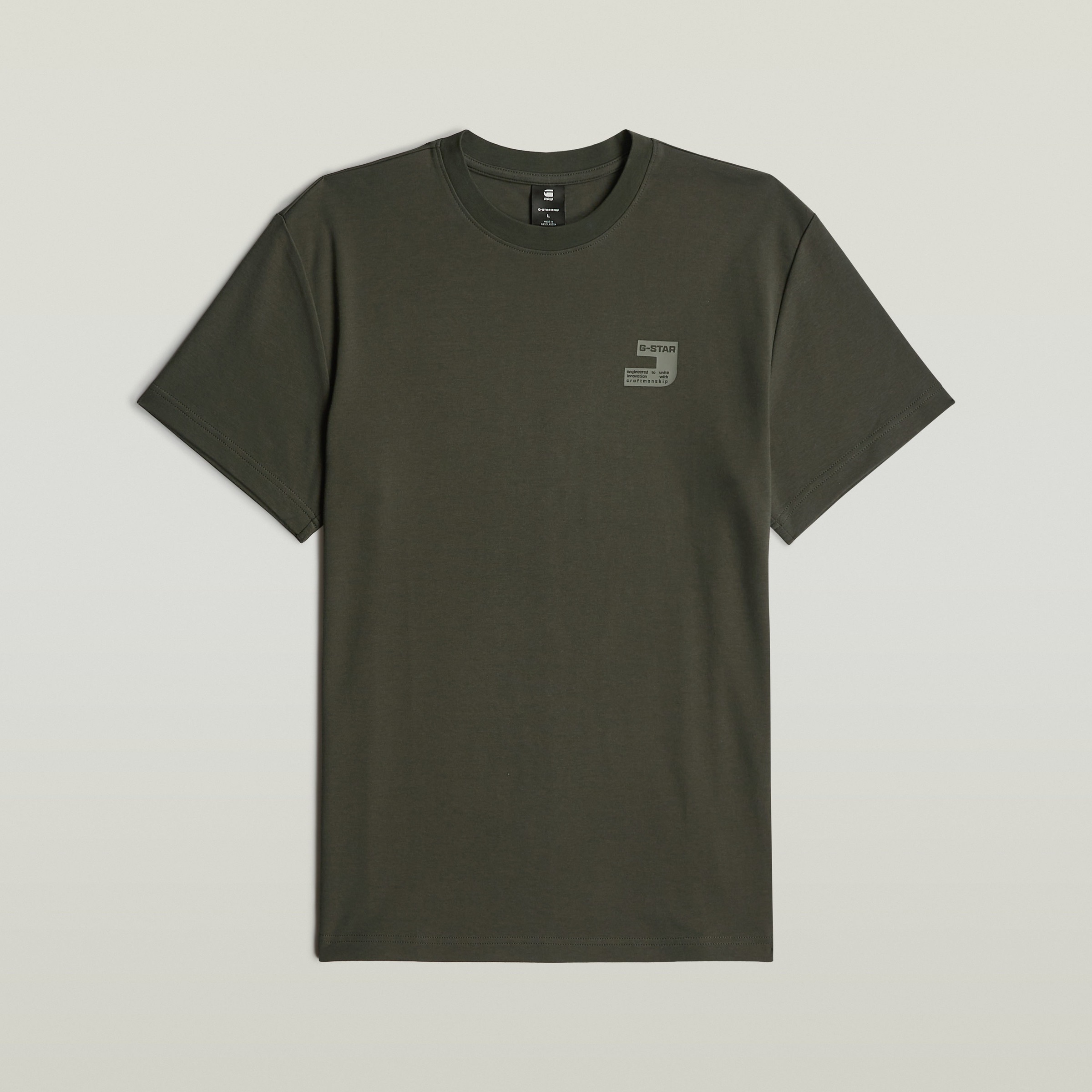 G-STAR T-Shirt »Chest Logo«, Rundhals, Regular Fit
