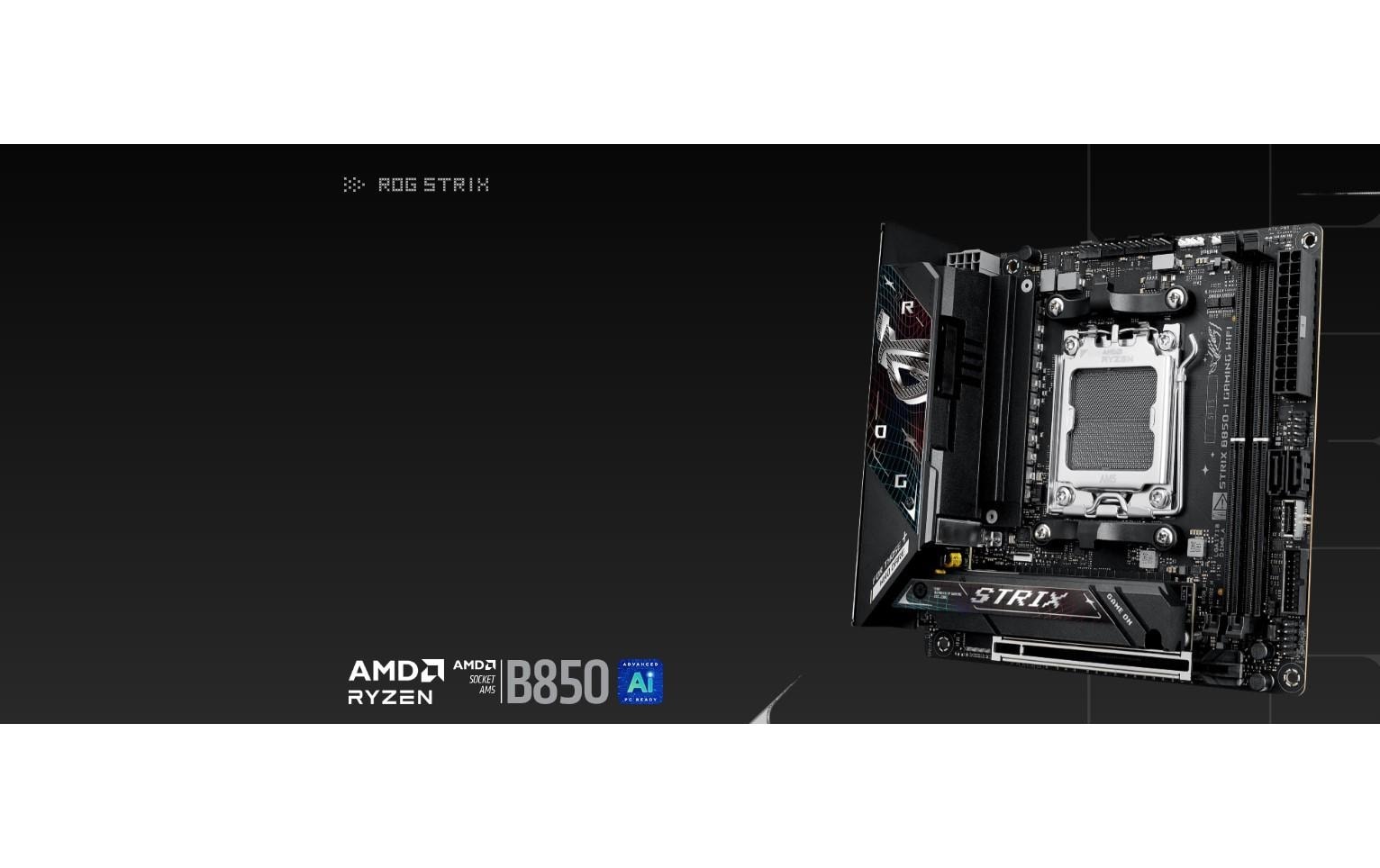 Asus Mainboard »ROG STRIX B850-I GAMING WIFI«