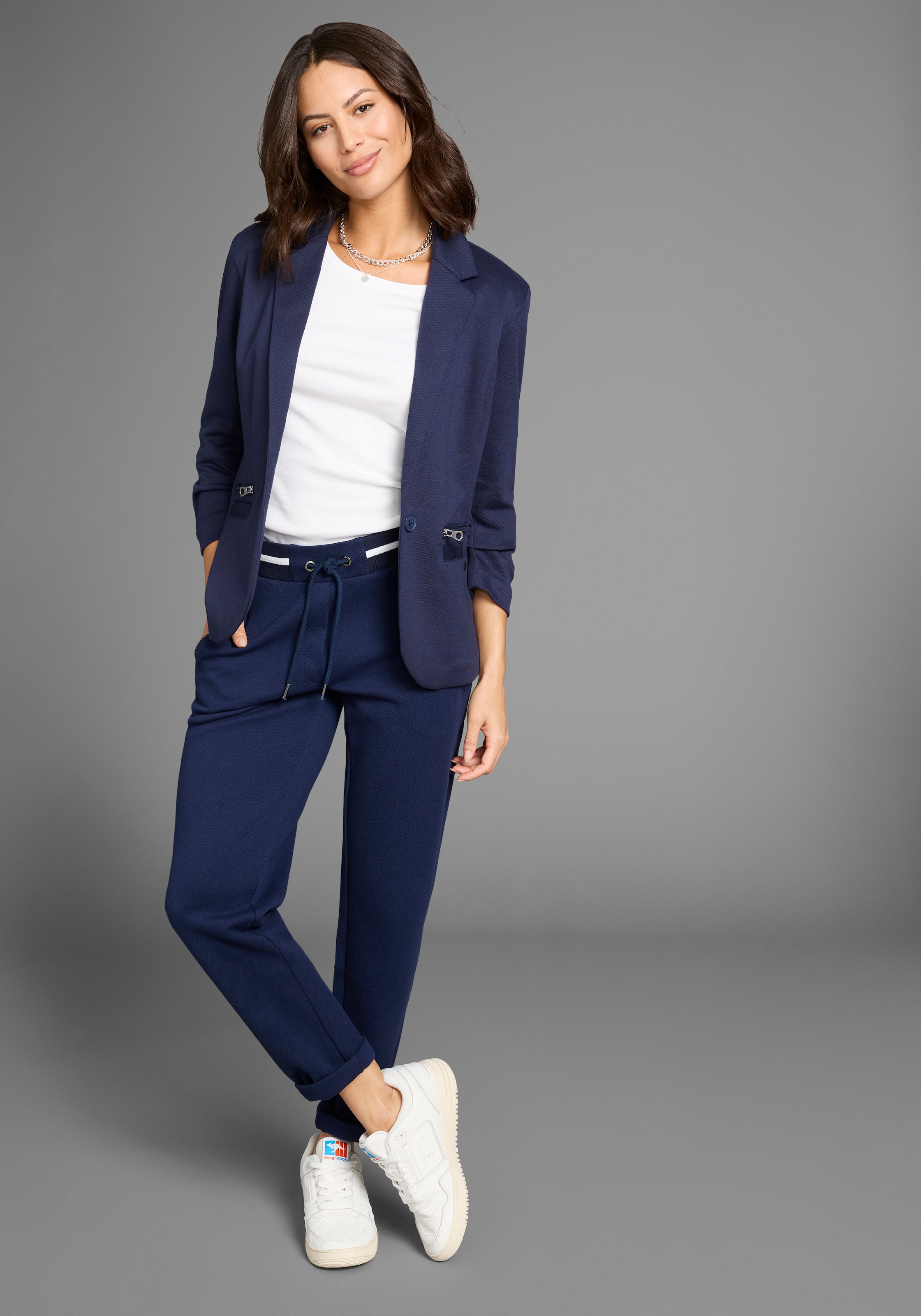 KangaROOS Sweatblazer, aus weichem Piqué - NEUE KOLLEKTION