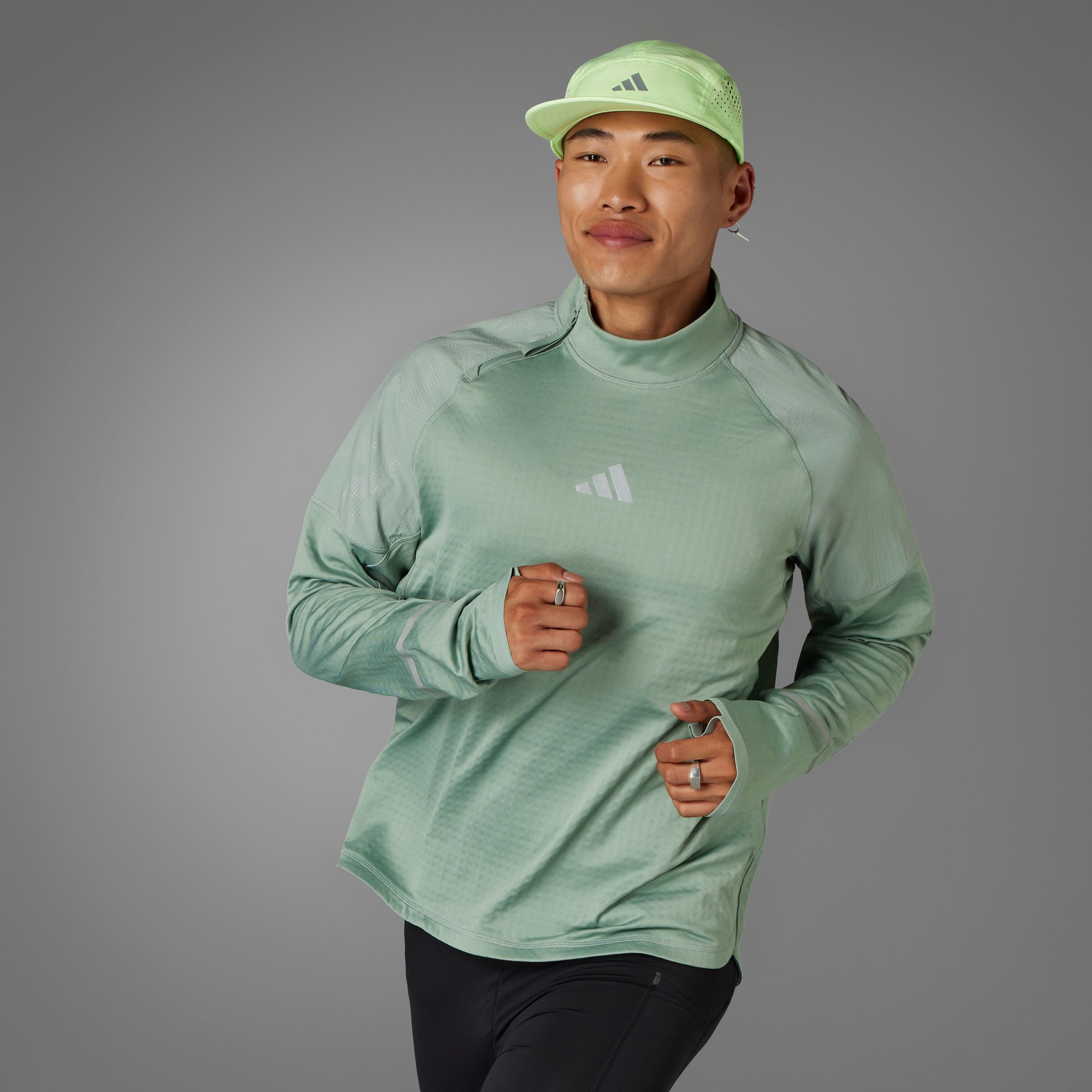 adidas Performance Rollkragenshirt »ULT HIVIS 1/2 M«, Running Langarmshirt