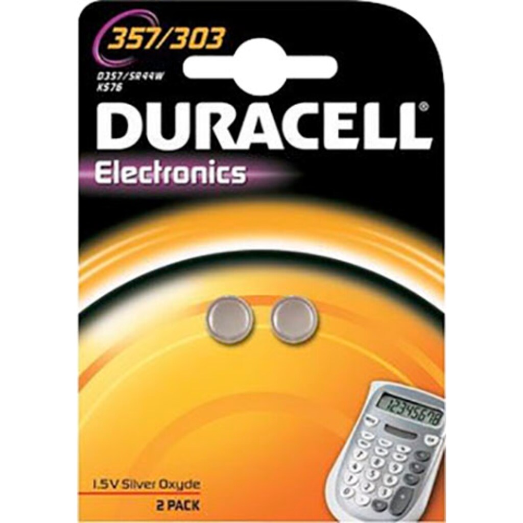 Duracell Batterie »2er Pack 357/303«, (Packung, 2 St.)