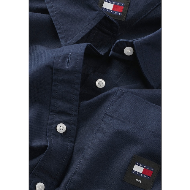 Tommy Jeans Blusentop »TJW BADGE BOYFRIEND SHIRT«, mit Logostickerei online  kaufen bei Jelmoli-Versand Schweiz