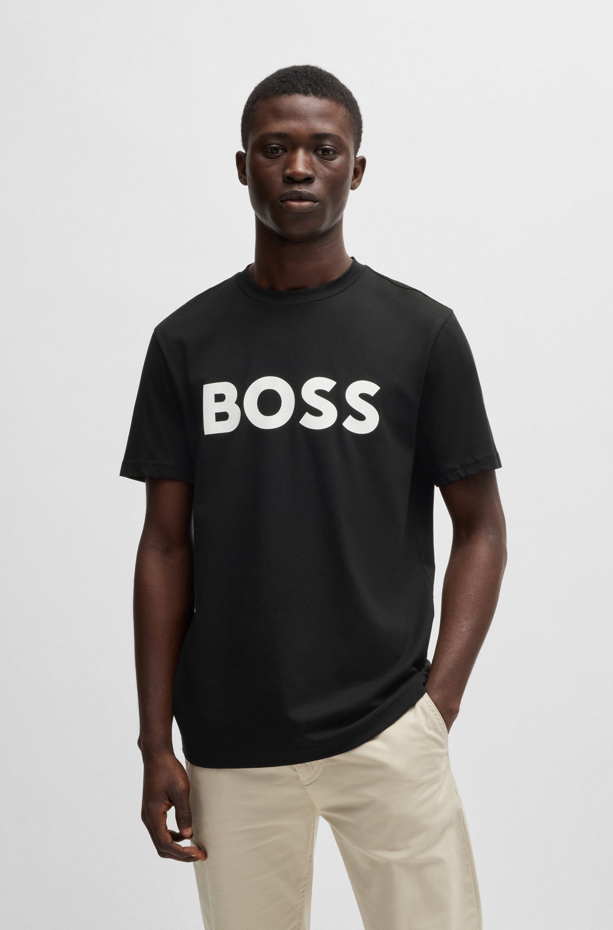 BOSS ORANGE T-Shirt »Thinking«, (1 tlg.), mit Logodruck