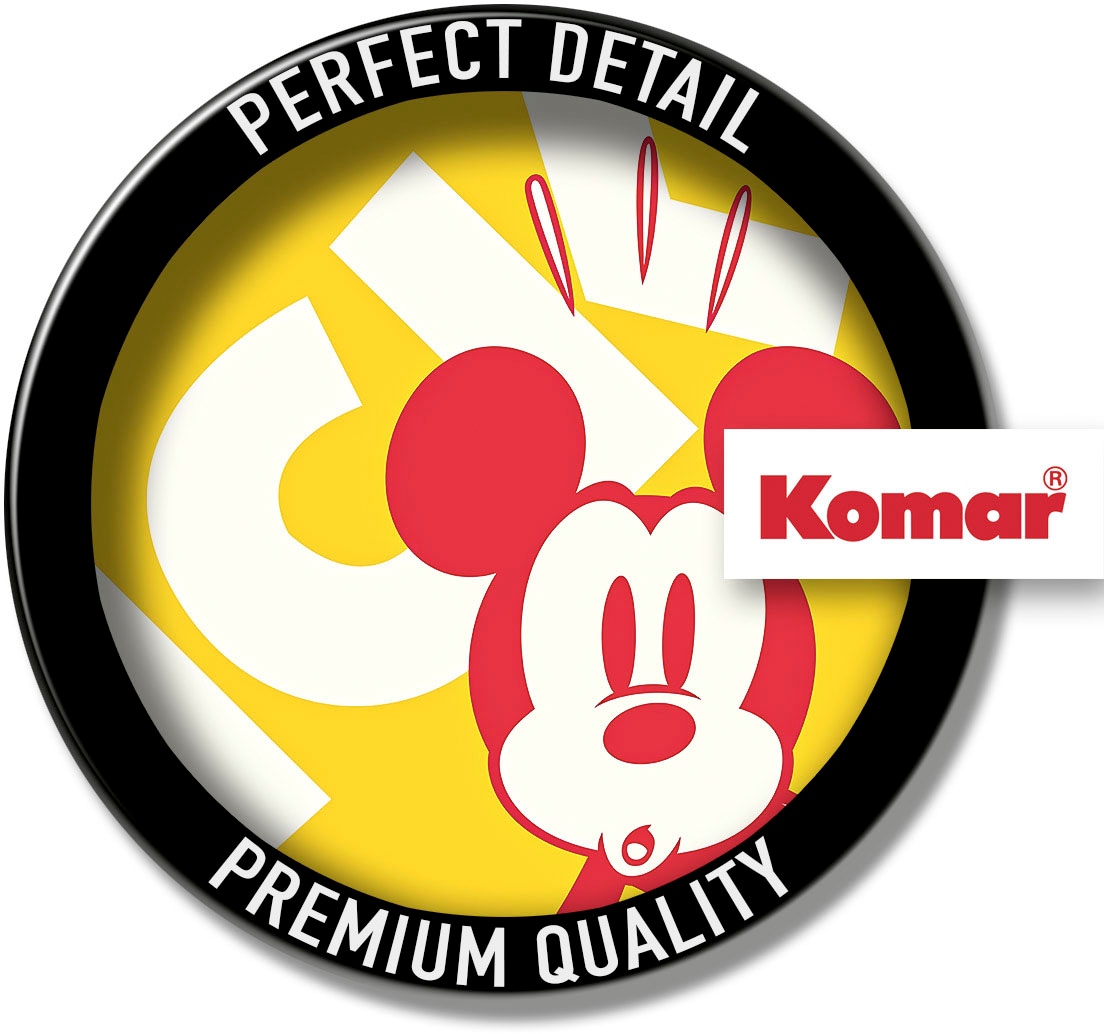 Komar Vliestapete »Digitaldruck Vlies - Mickey Contrast - Grösse 200 x 250 cm«, bedruckt, Kinderzimmer