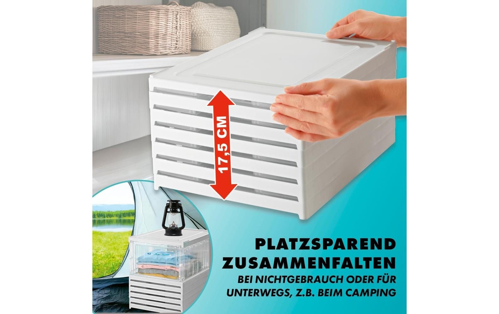 EASYmaxx Schuhregal "mit 6 Fächern 25,5 x 105 cm"